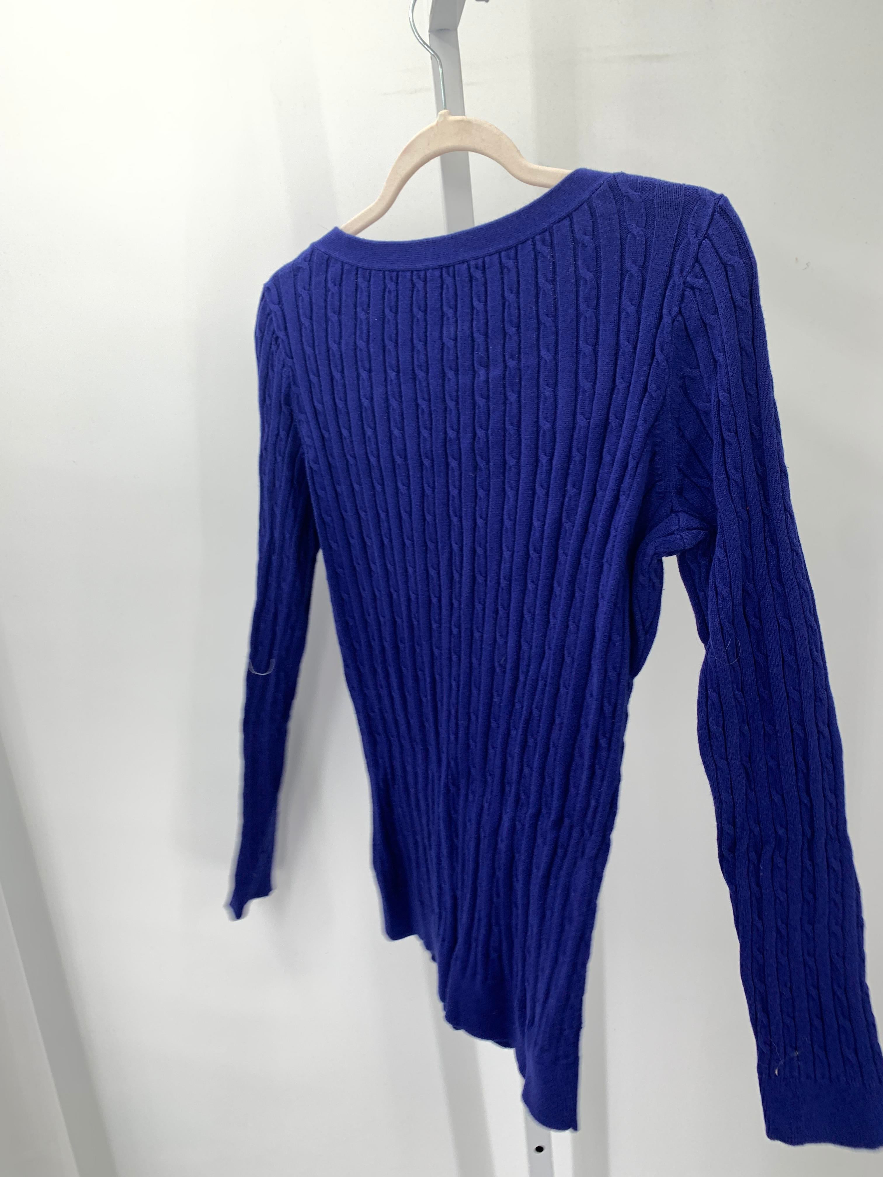 Talbots Size Large Petite Petite Long Slv Sweater