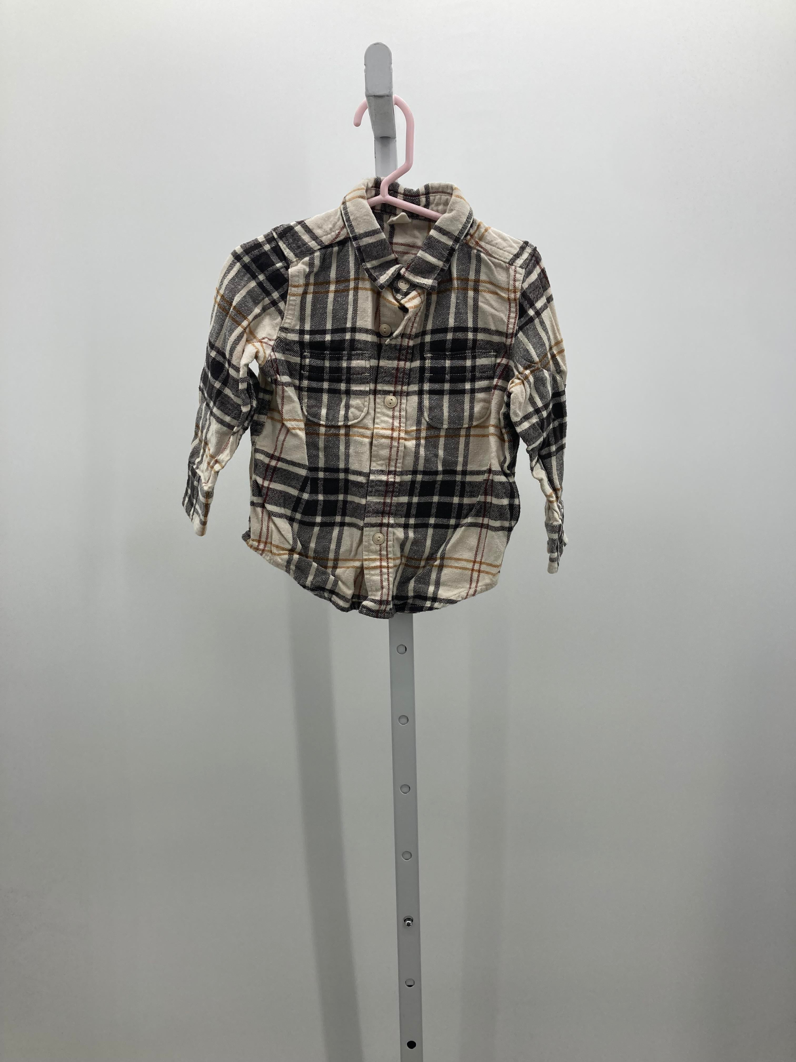 PLAID BTN DOWN
