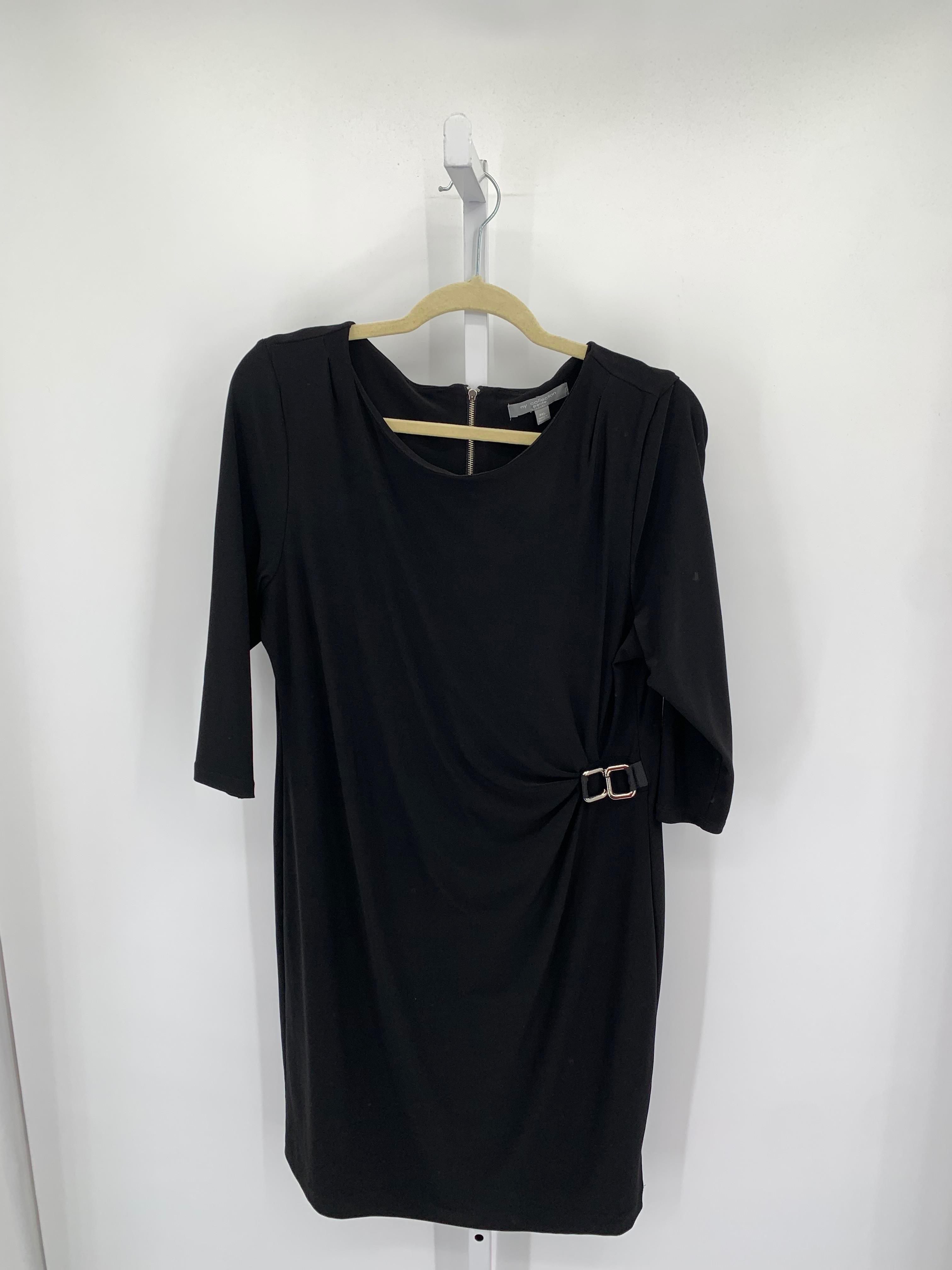 NY Collection Size X Large Petite Petite Long Sleeve Dress