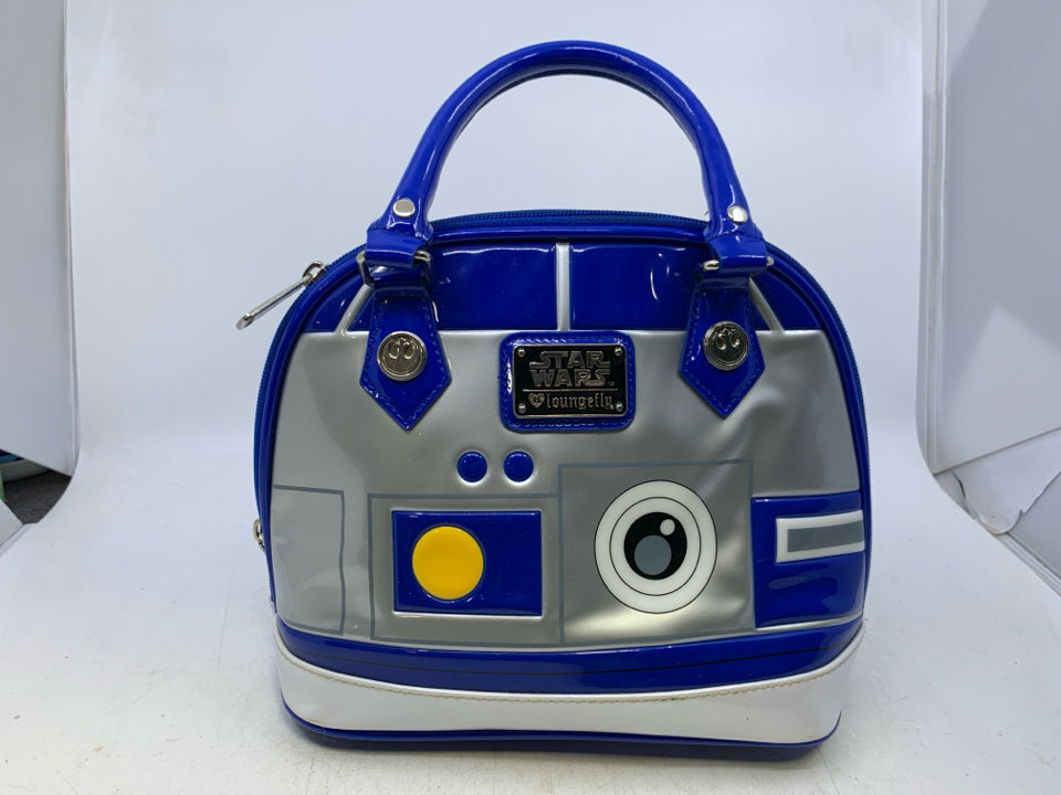 Loungefly Star Wars R2D2 Handbag *Some Interior Wear/Staining Top Interior Near