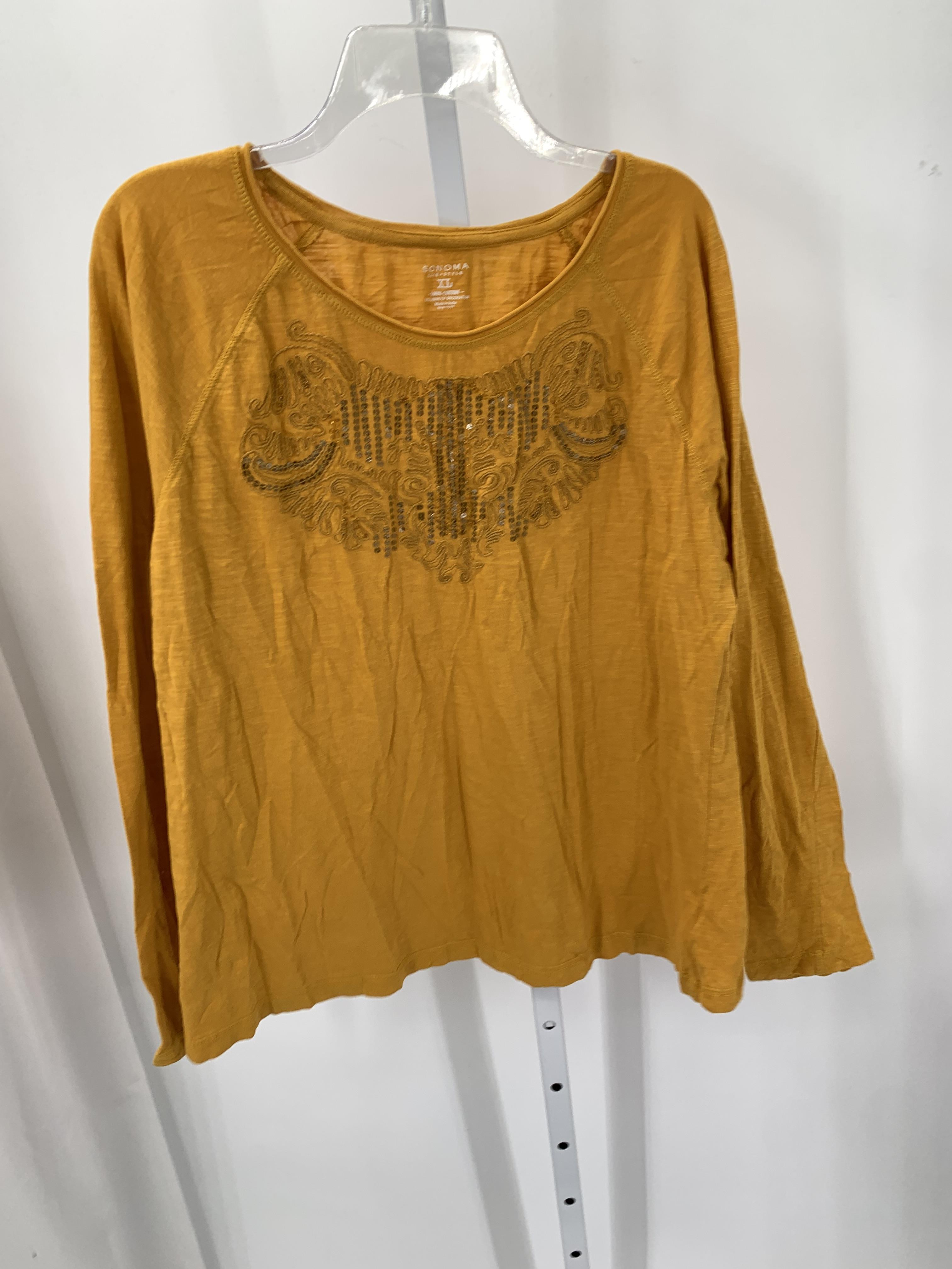 Sonoma Size Extra Large Misses Long Sleeve Shirt