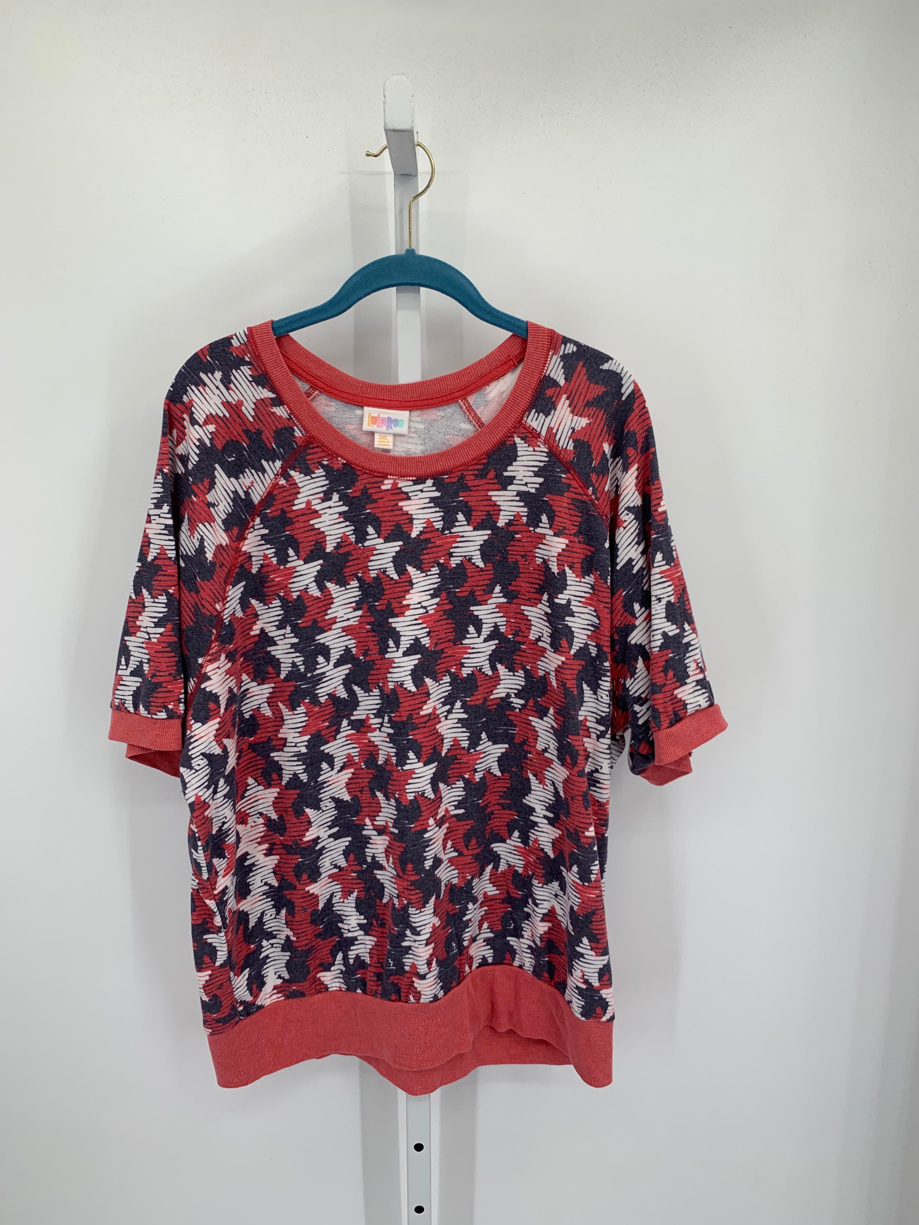 Lularoe Size 3X Womens Short Sleeve Shirt