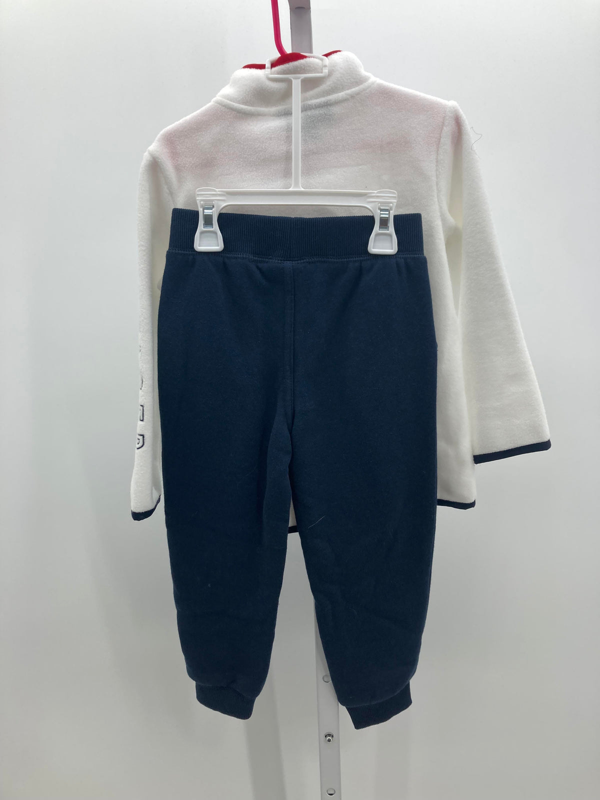 FLEECE SHIRT AND NAVY PANTS