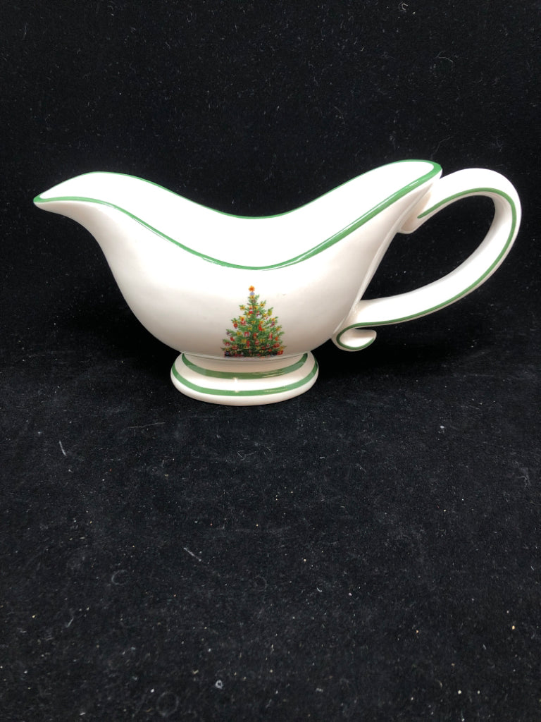 CHRISTMAS TREE GRAVY BOAT- CHRISTOPHER RADKO.