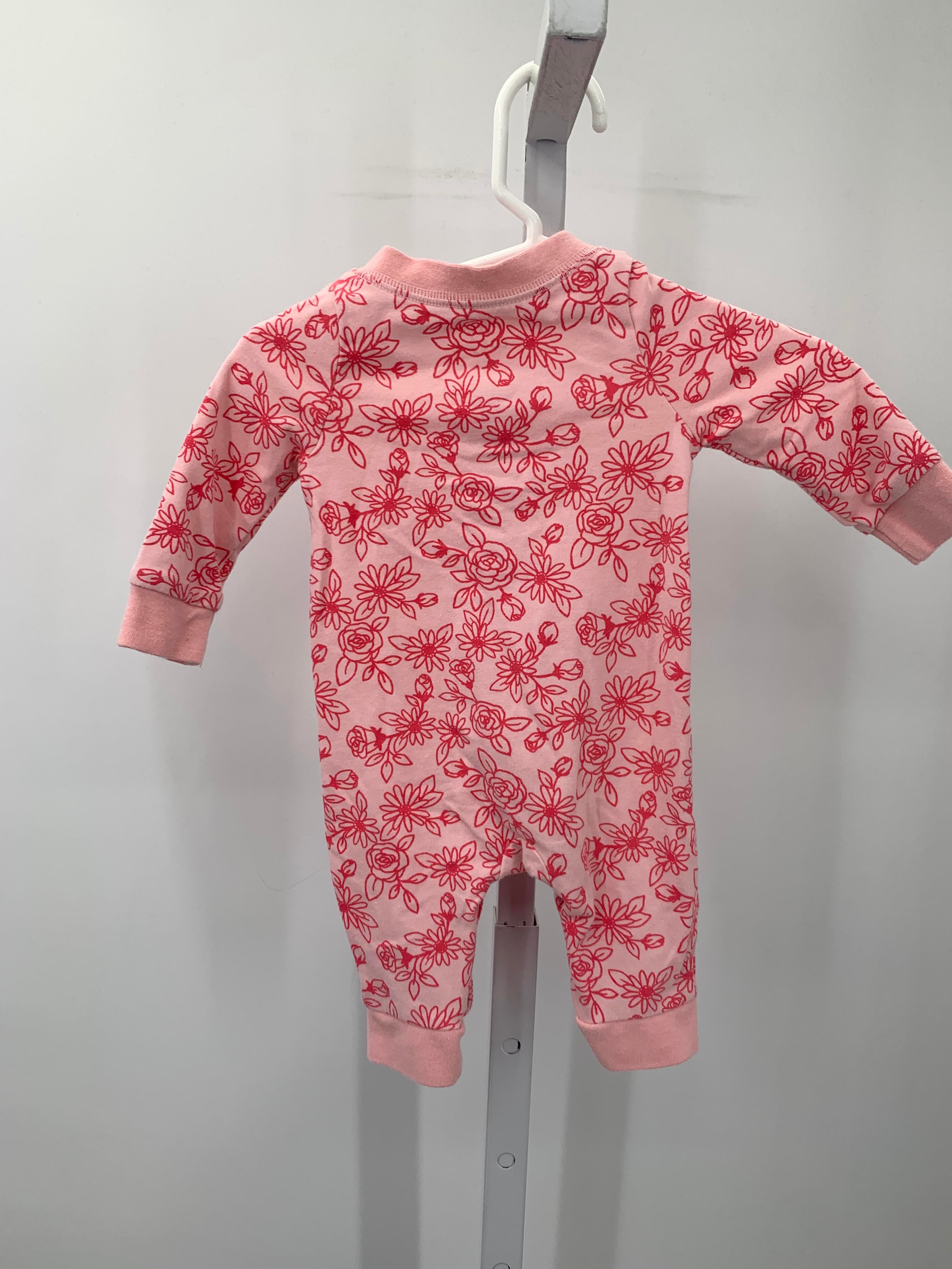 Cat & Jack Size Newborn Girls Long Slv. Romper