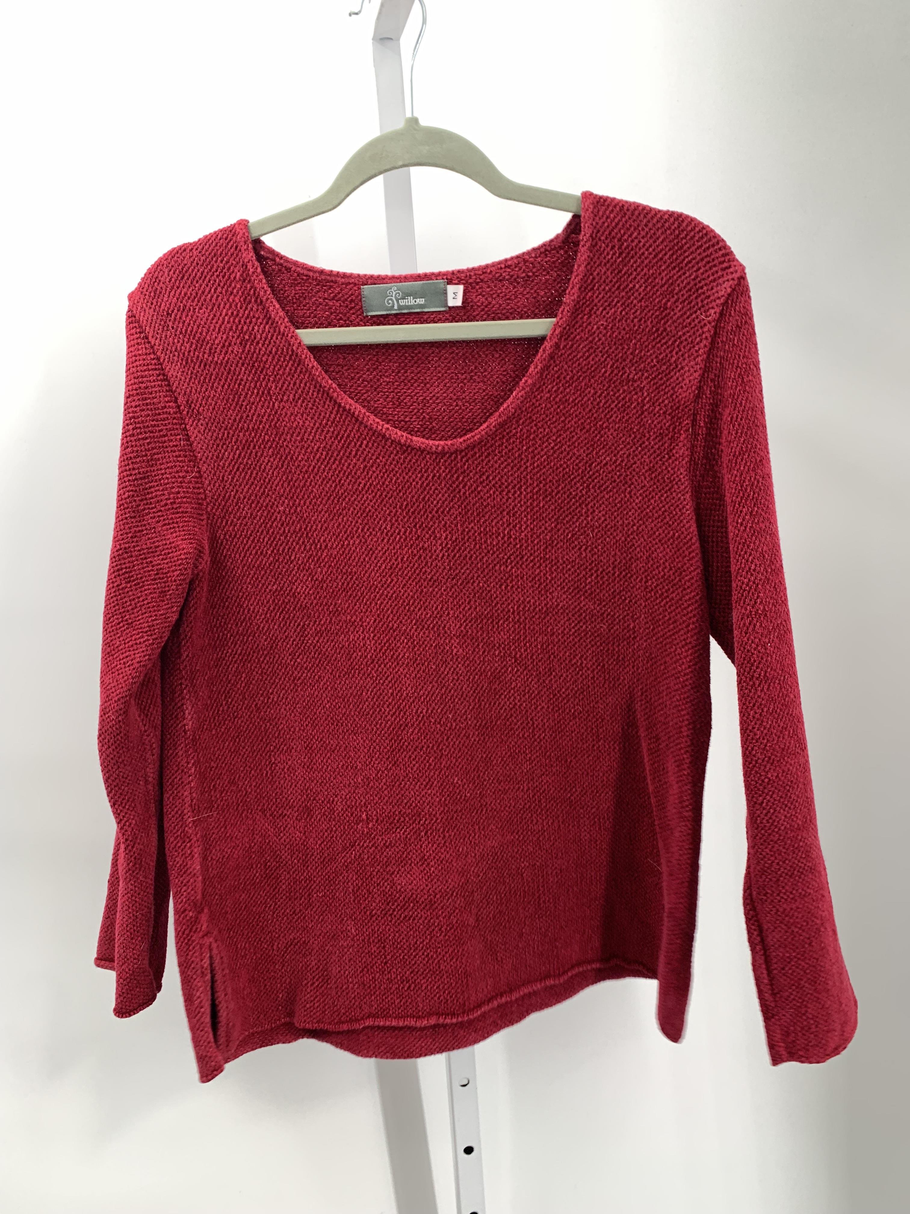 Willow Size Medium Misses Long Slv Sweater