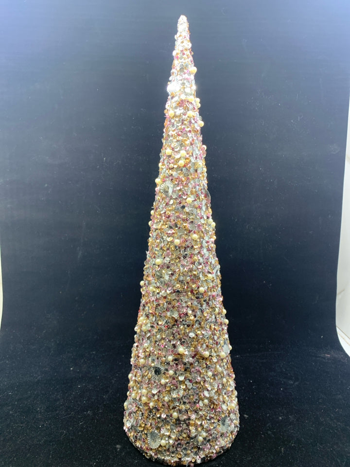 TALL GLITTER TREE.