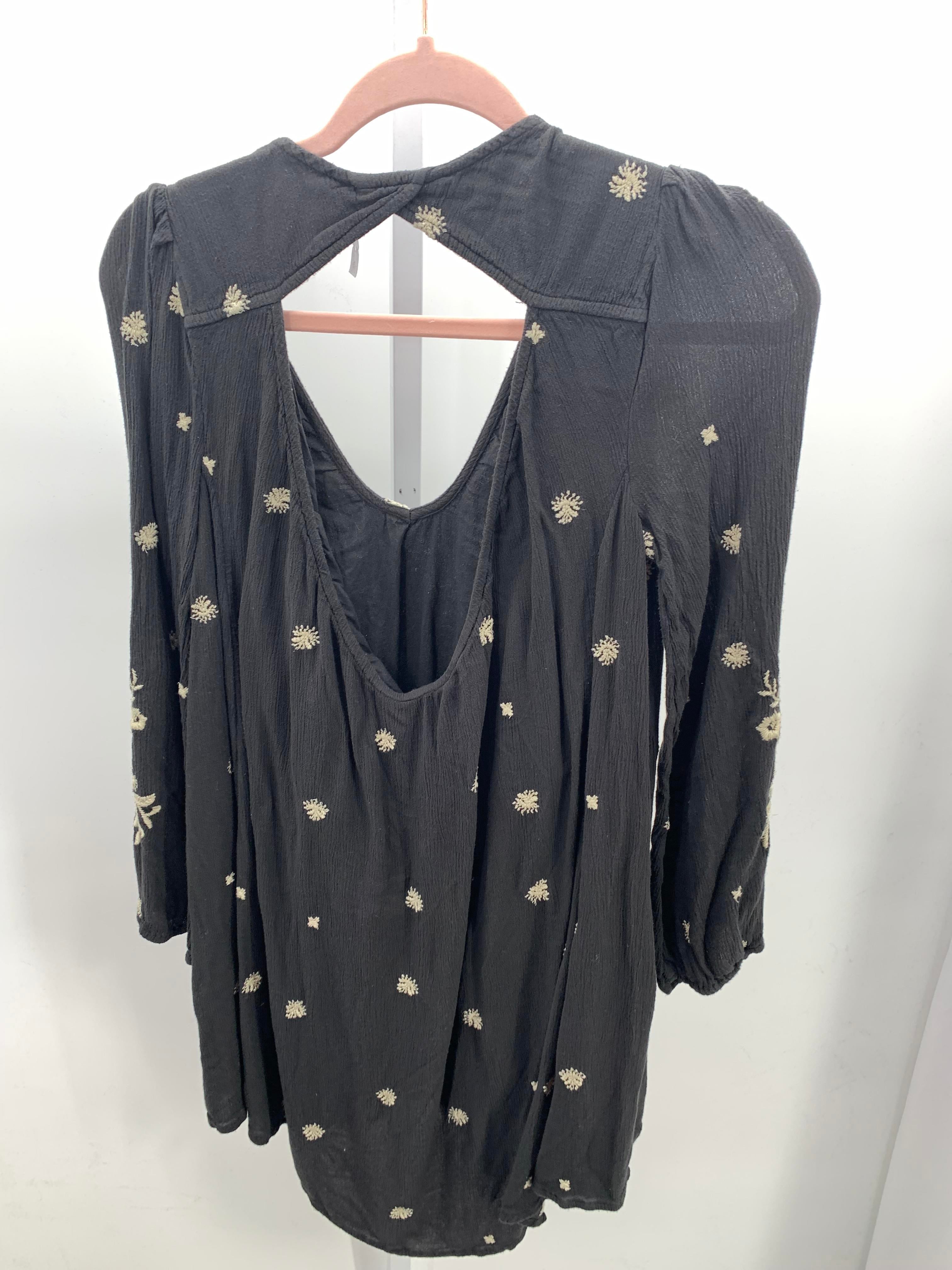 Free People Size Small Misses Long Sleeve Dress