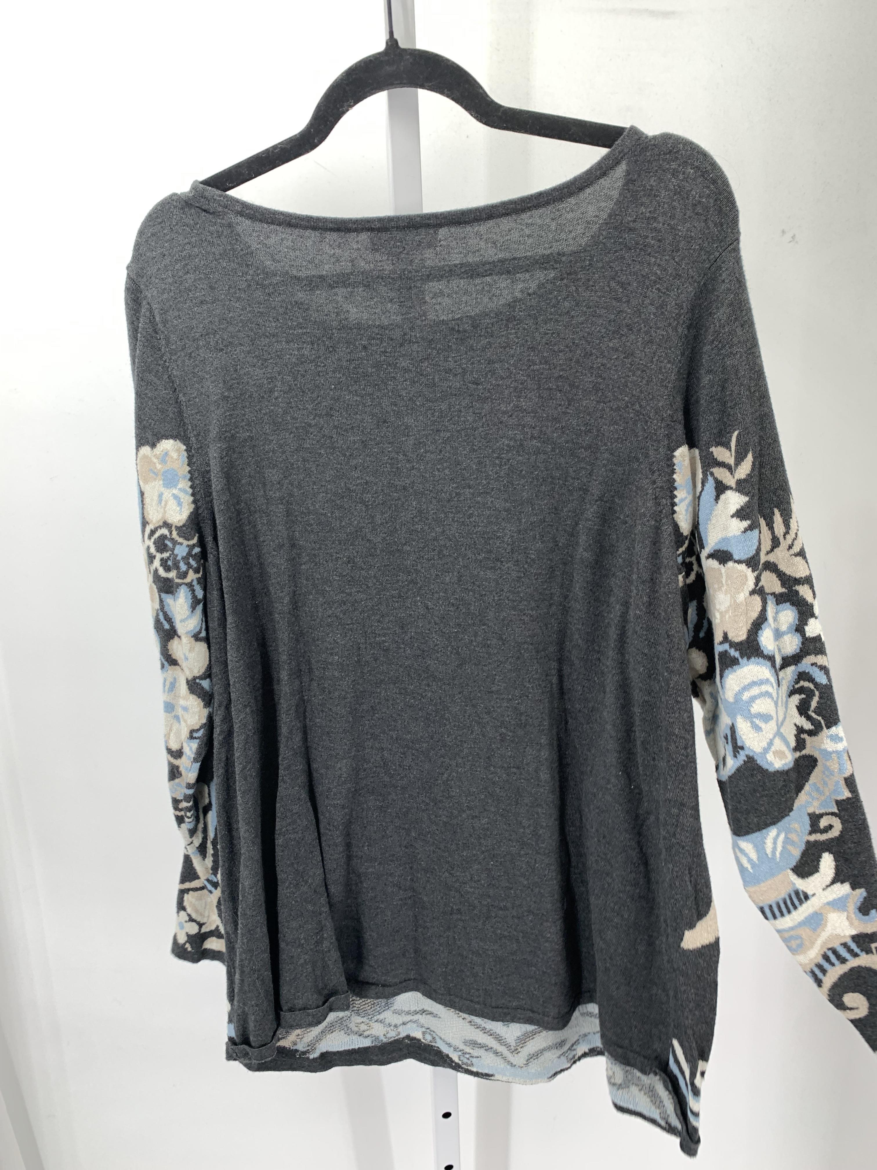 Charter Club Size 2X Womens Long Slv Sweater