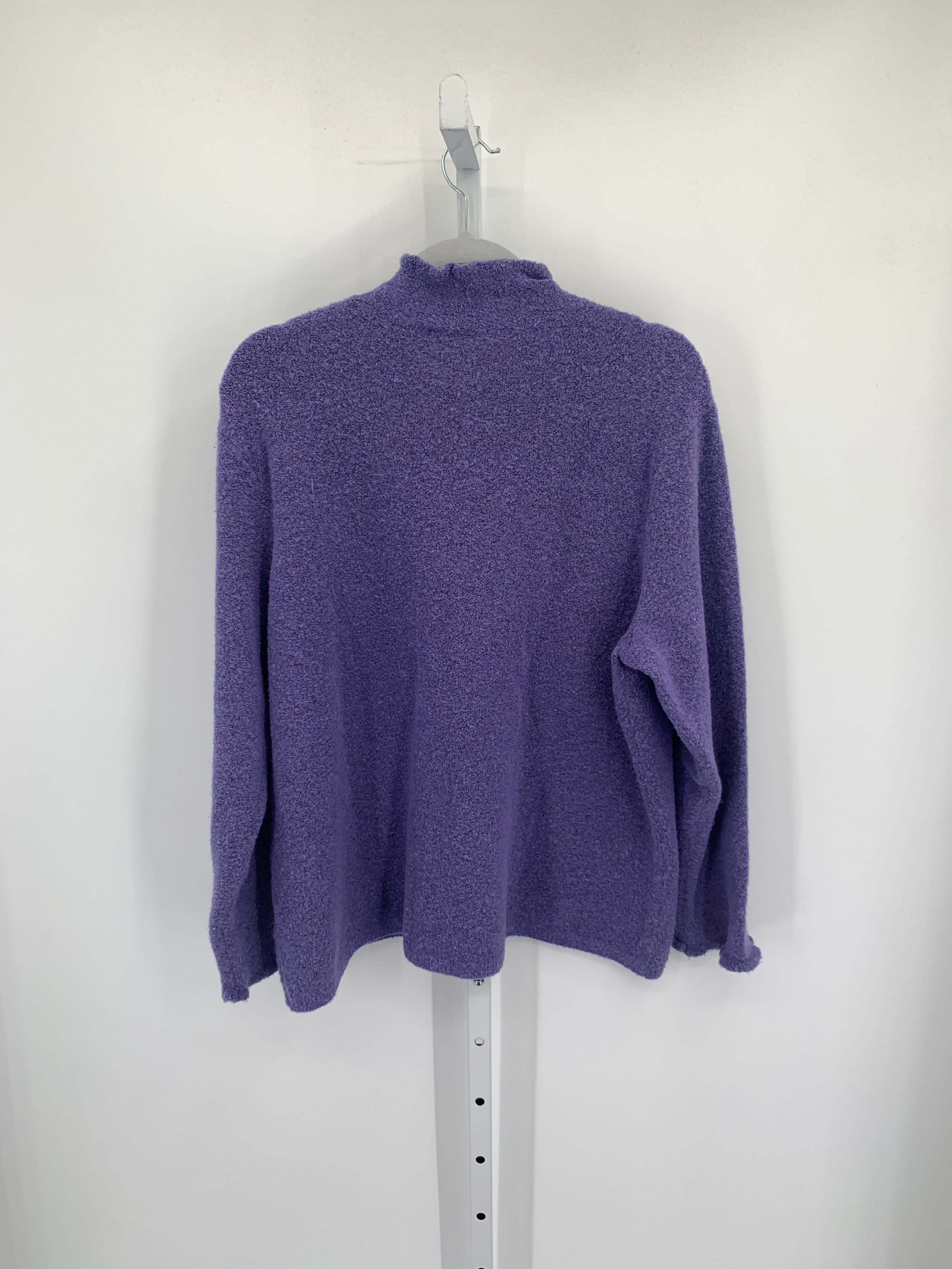 Sigrid Olsen Size 1X Womens Long Slv Sweater