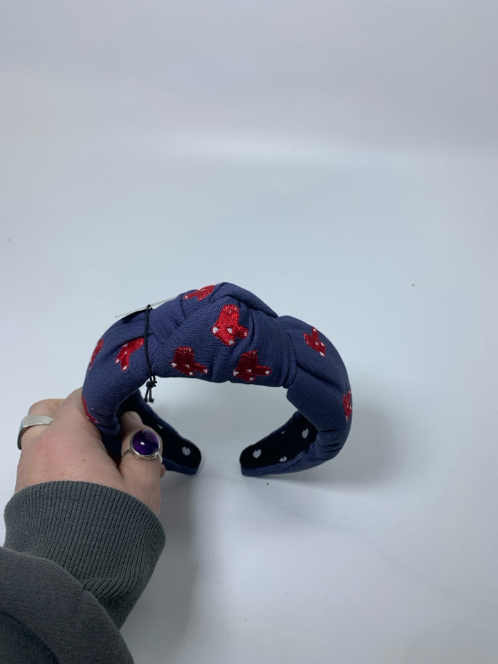 Lele Sadoughi Boston Red Sox Headband- New With Tags