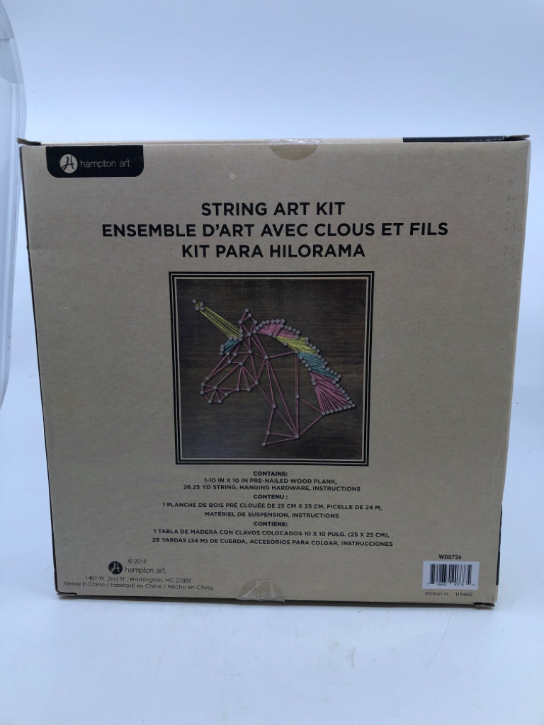 NIB STRING ART, UNICORN.