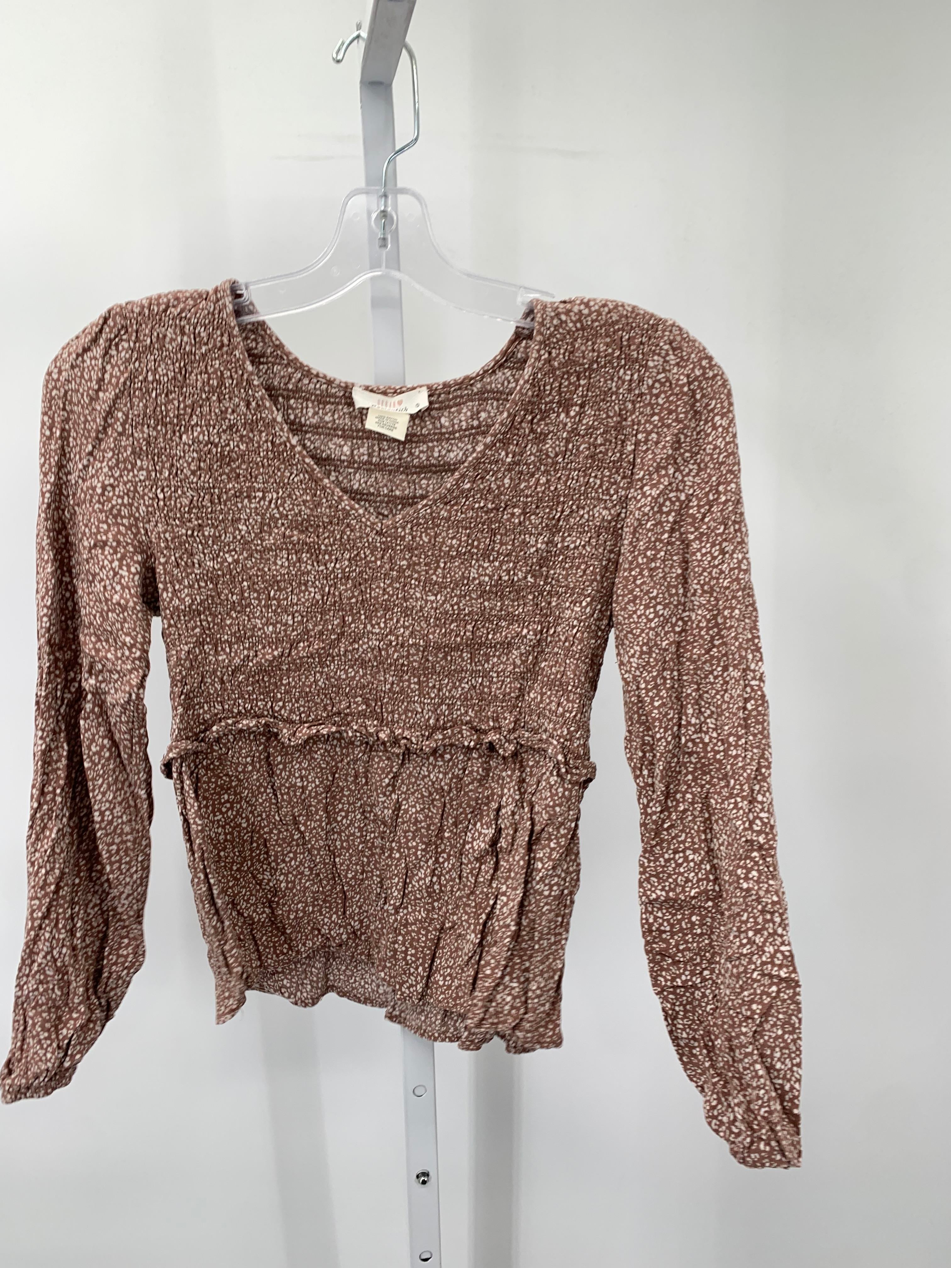 Size Small Juniors Long Sleeve Shirt