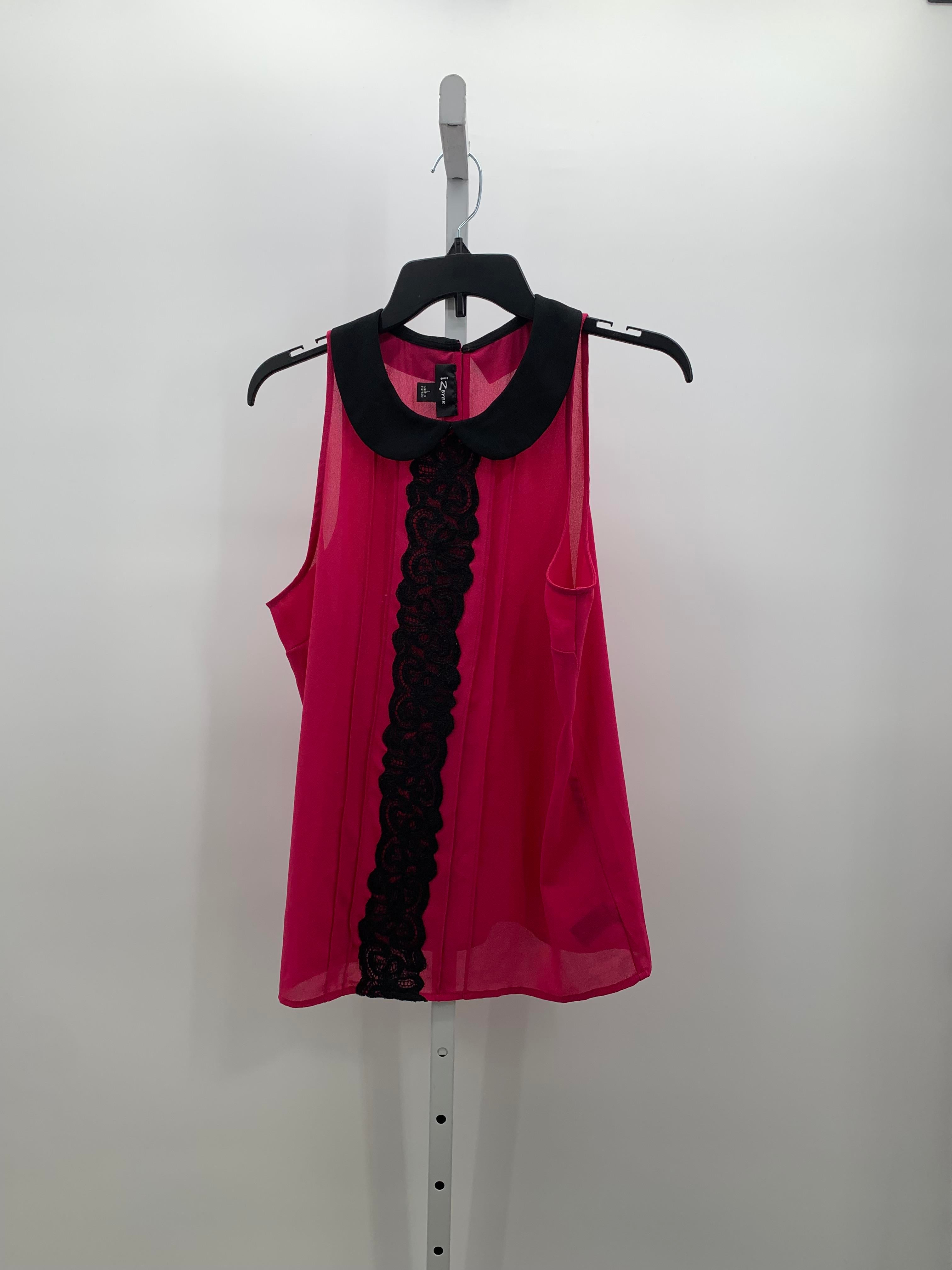 IZ Byer Size Large Juniors Sleeveless Shirt