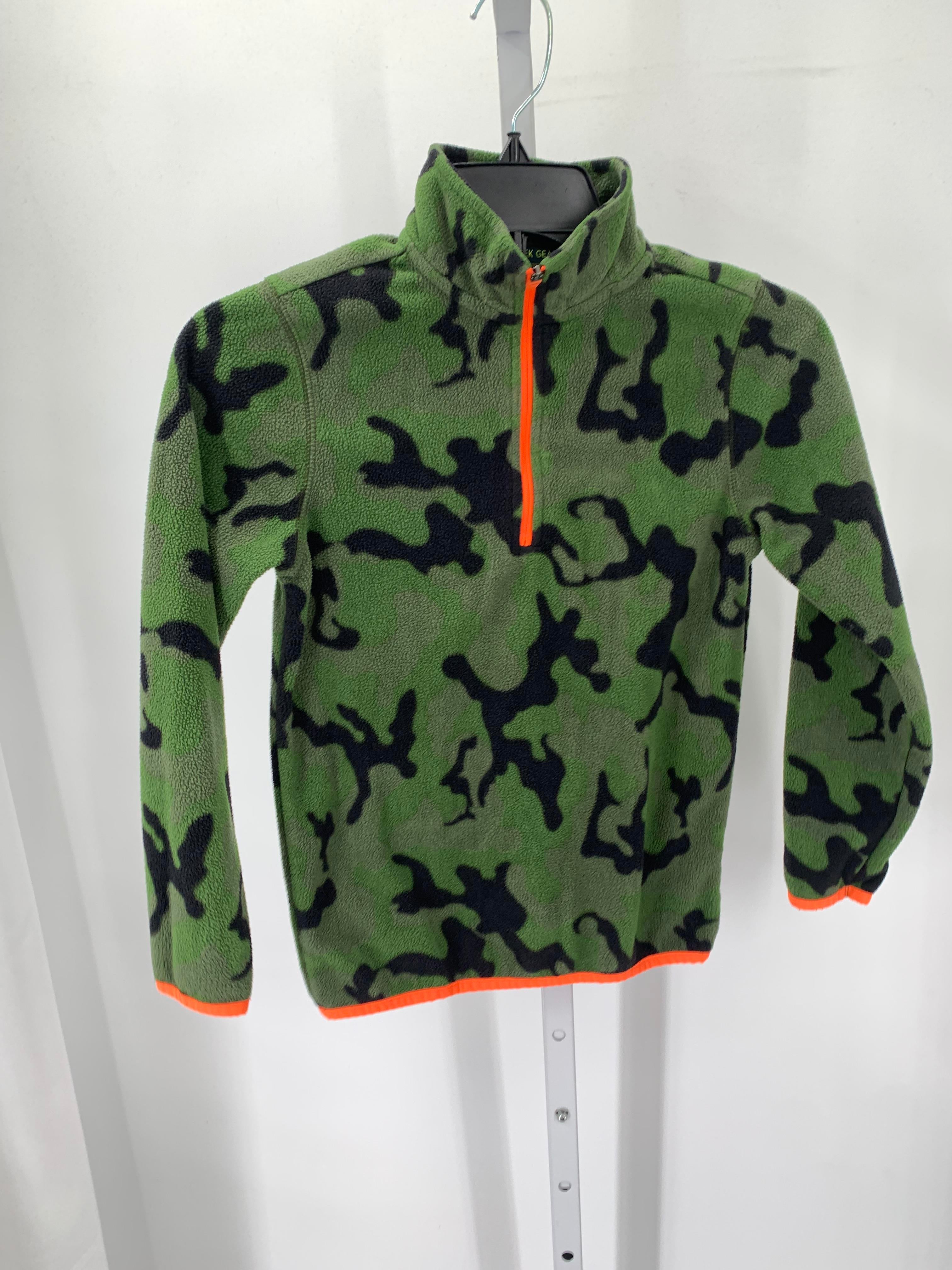 CAMO PARTIAL ZIP FLEECE