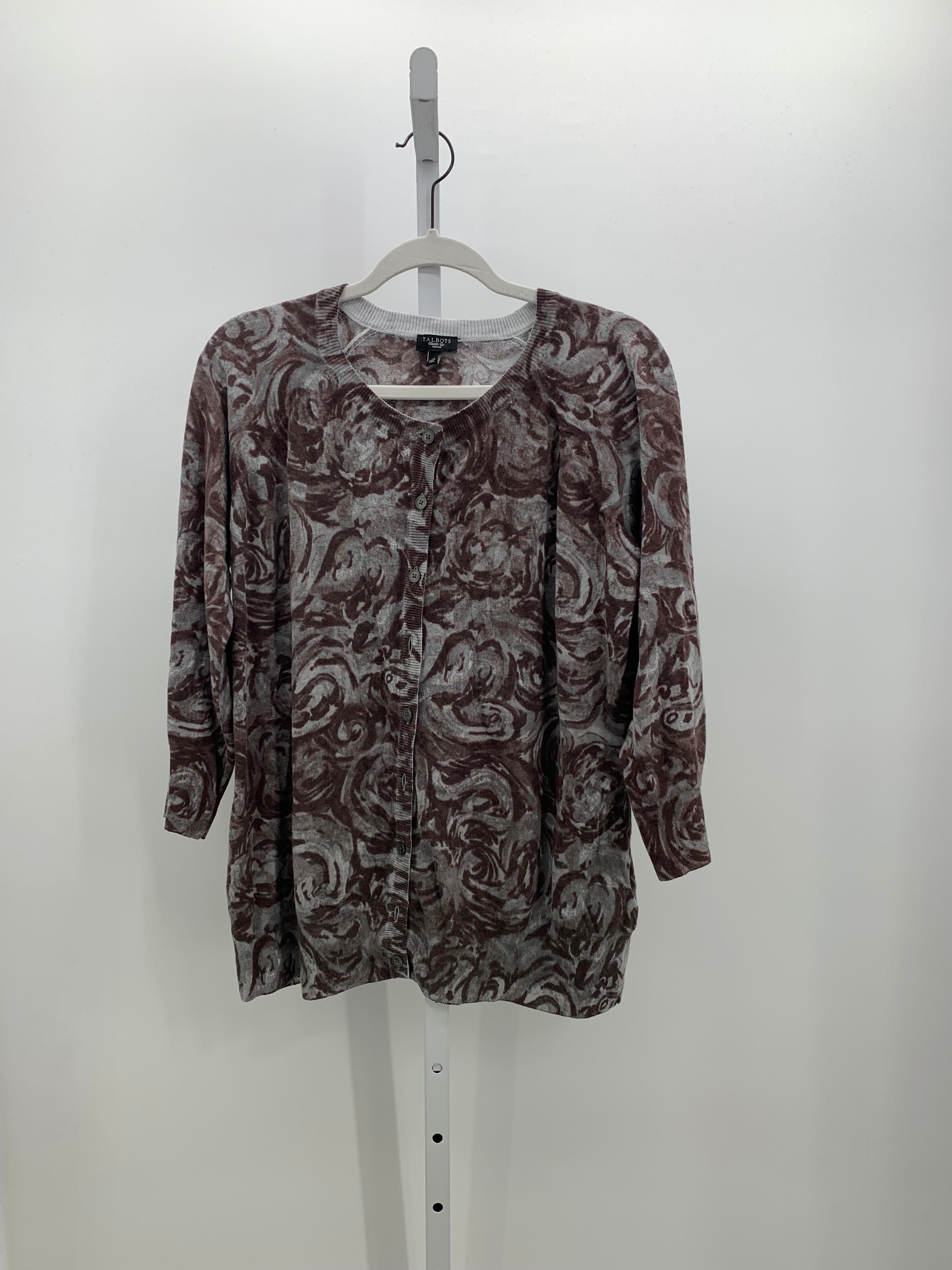 Talbots Size 1X Womens 3/4 Sleeve Sweater
