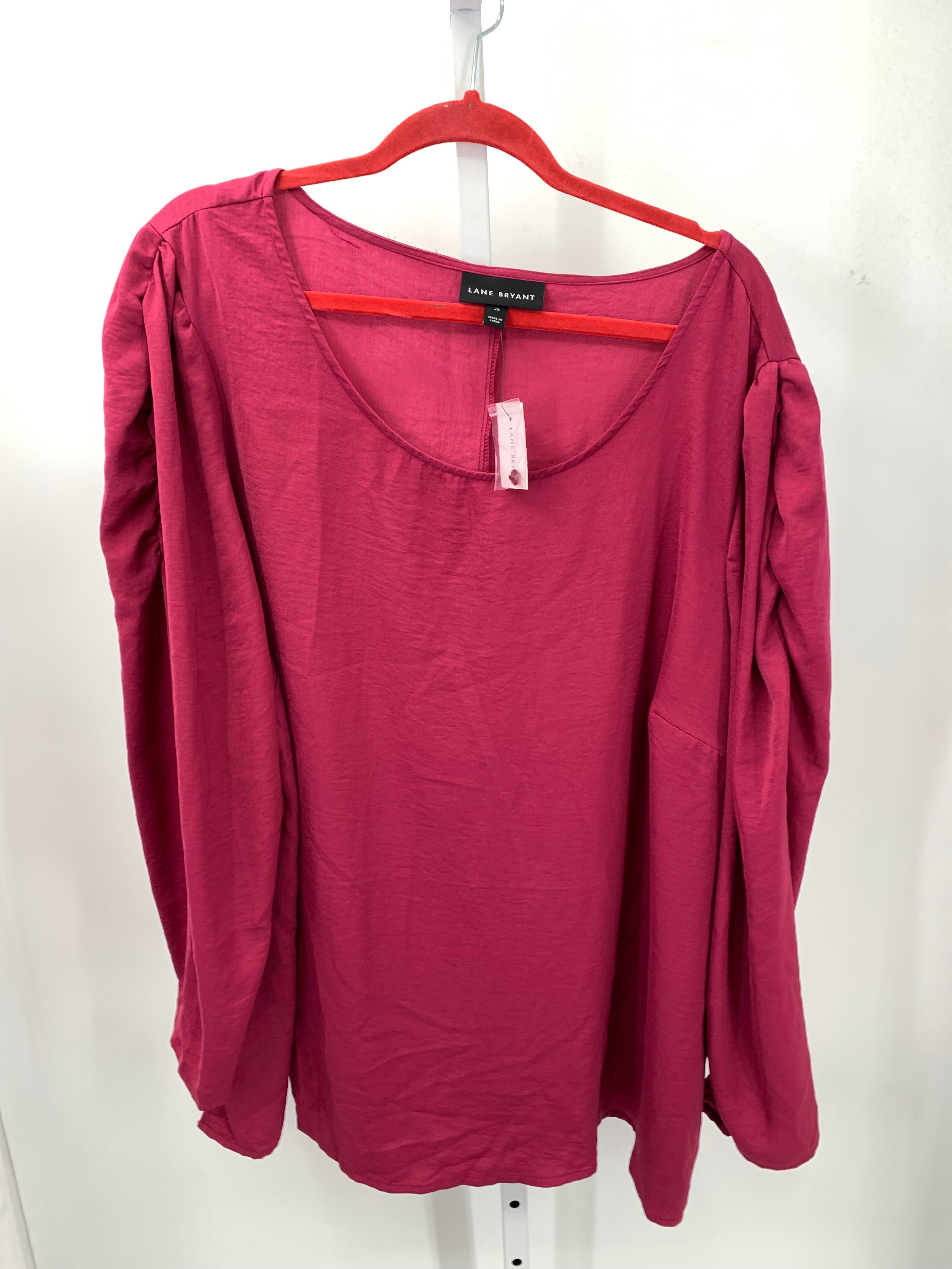 Lane Bryant Size 26 W Womens Long Sleeve Shirt