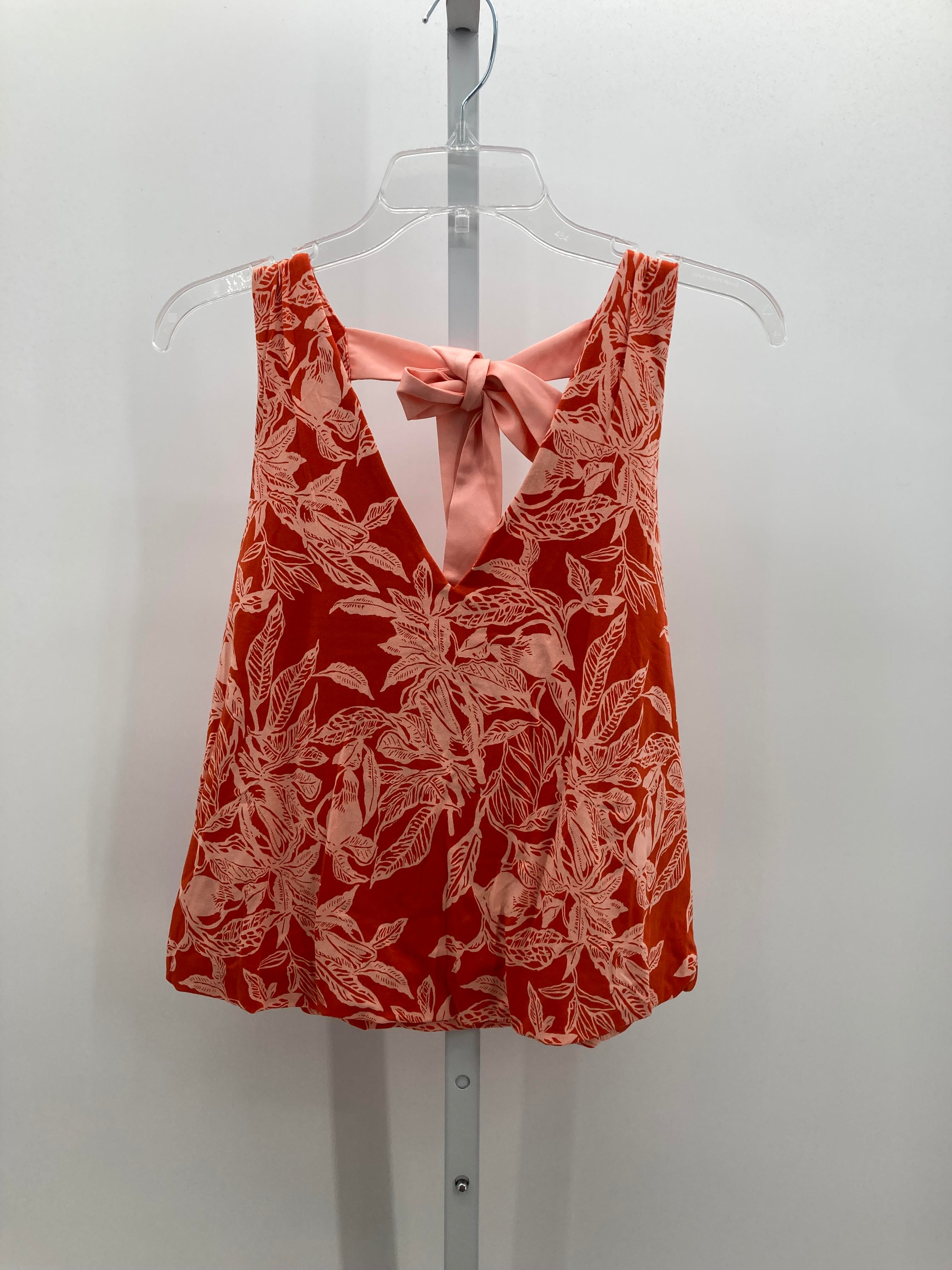 Lands End Size Small Misses Sleeveless Shirt