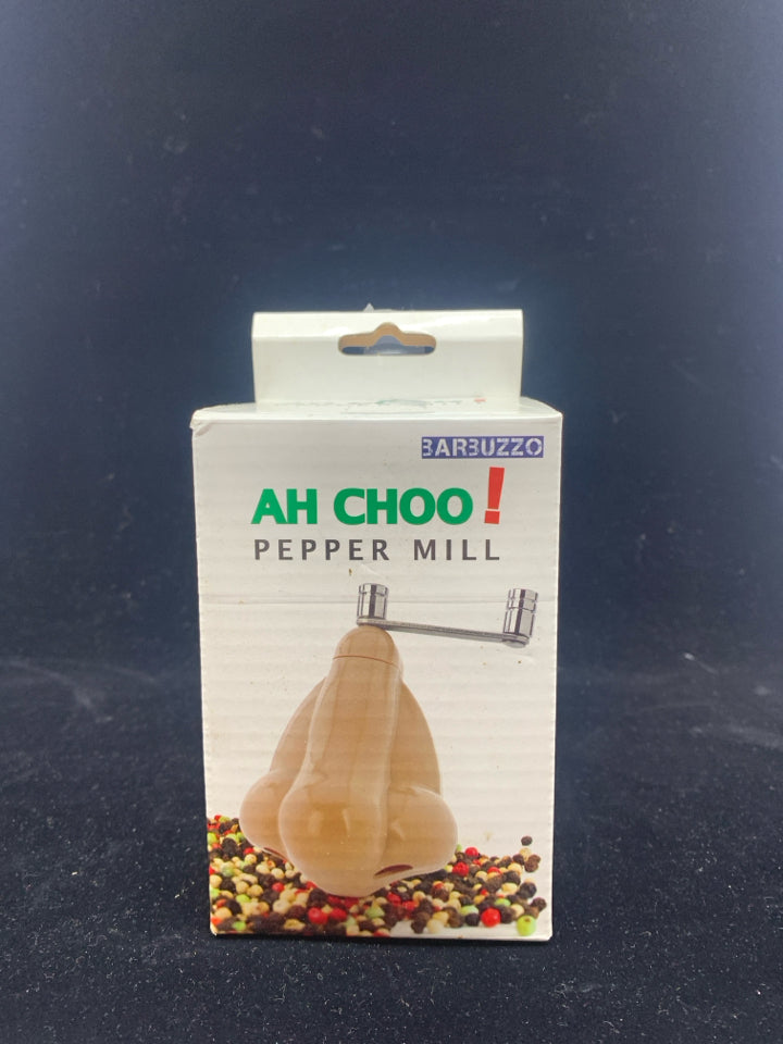 "AH CHOO" PEPPER MILL.