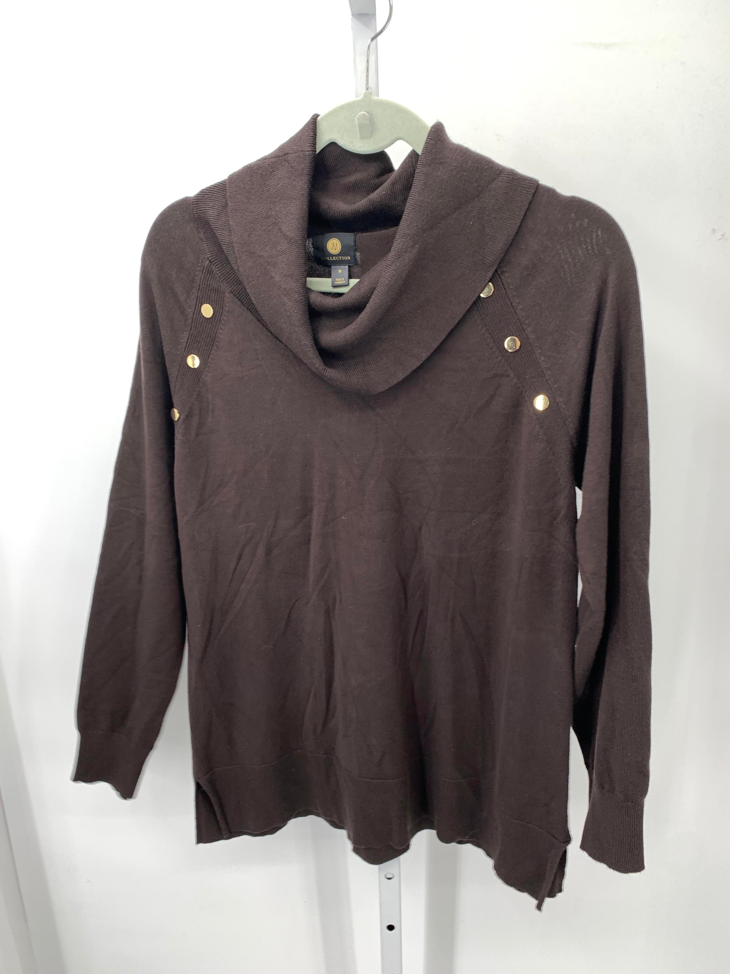 JM Collection Size Medium Misses Long Slv Sweater