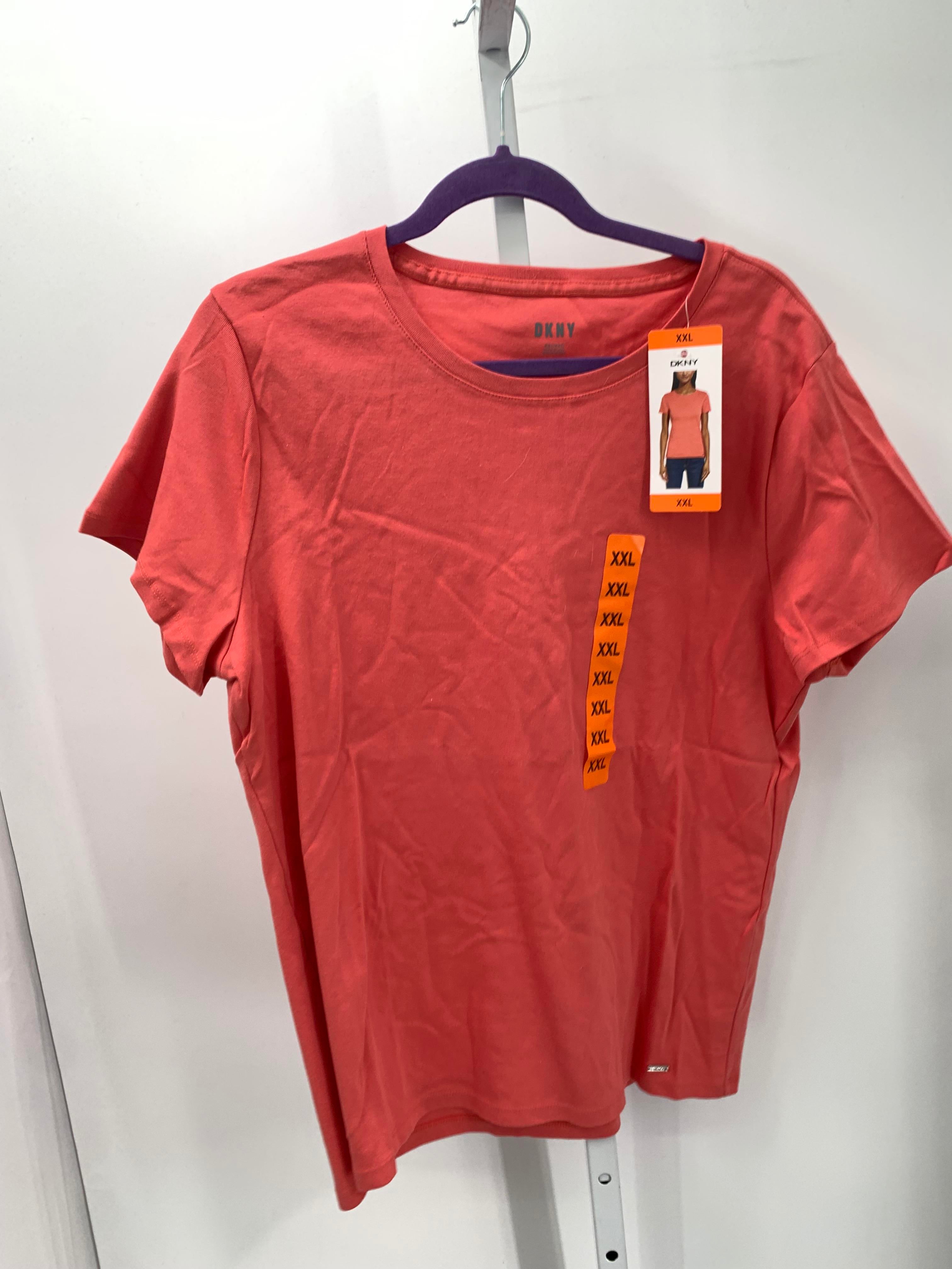 DKNY Size XXL Misses Short Sleeve Shirt