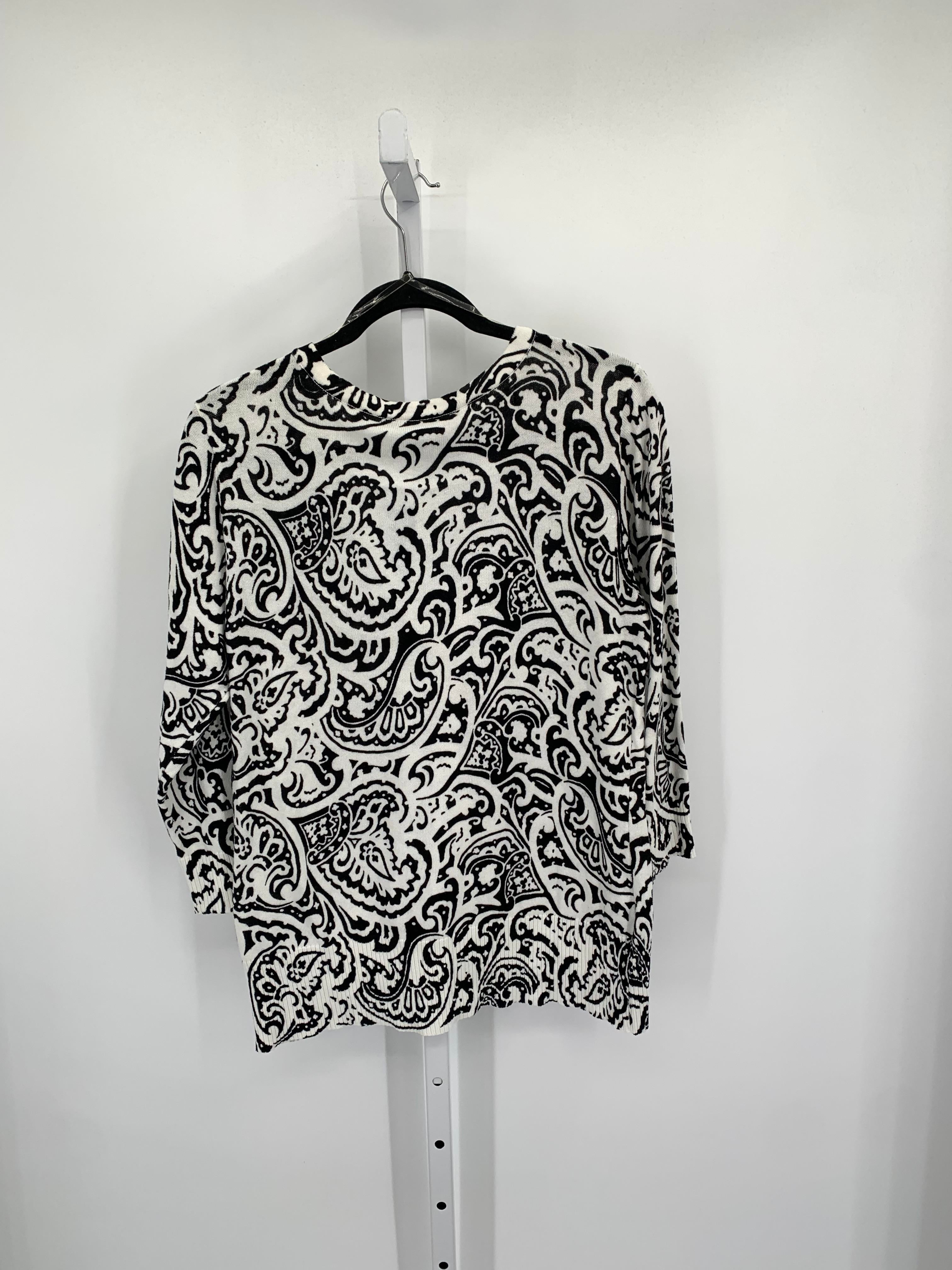 Apt. 9 Size Large Misses 3/4 Sleeve Sweater