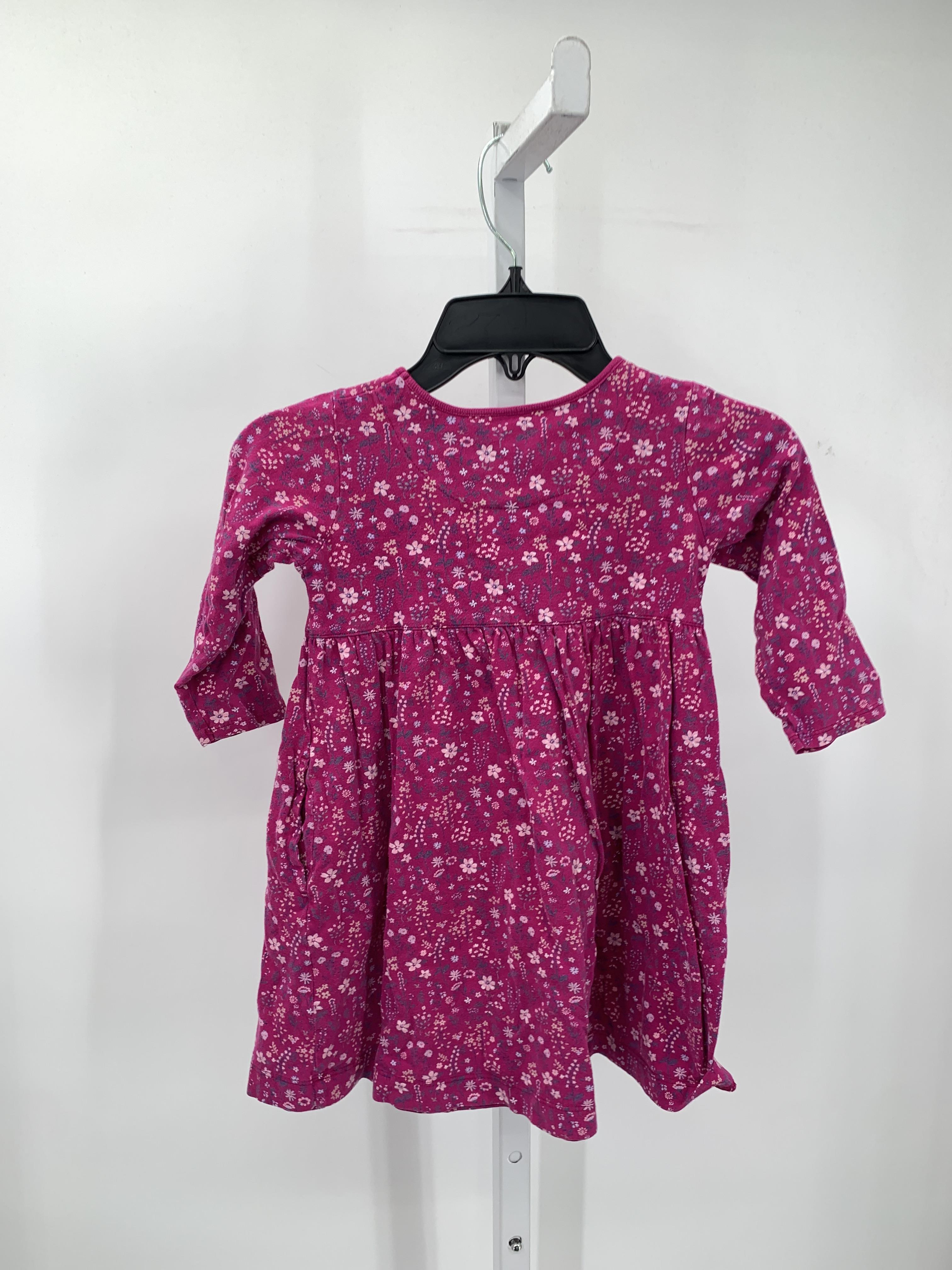 Lands End Size 3T Girls Long Sleeve Dress