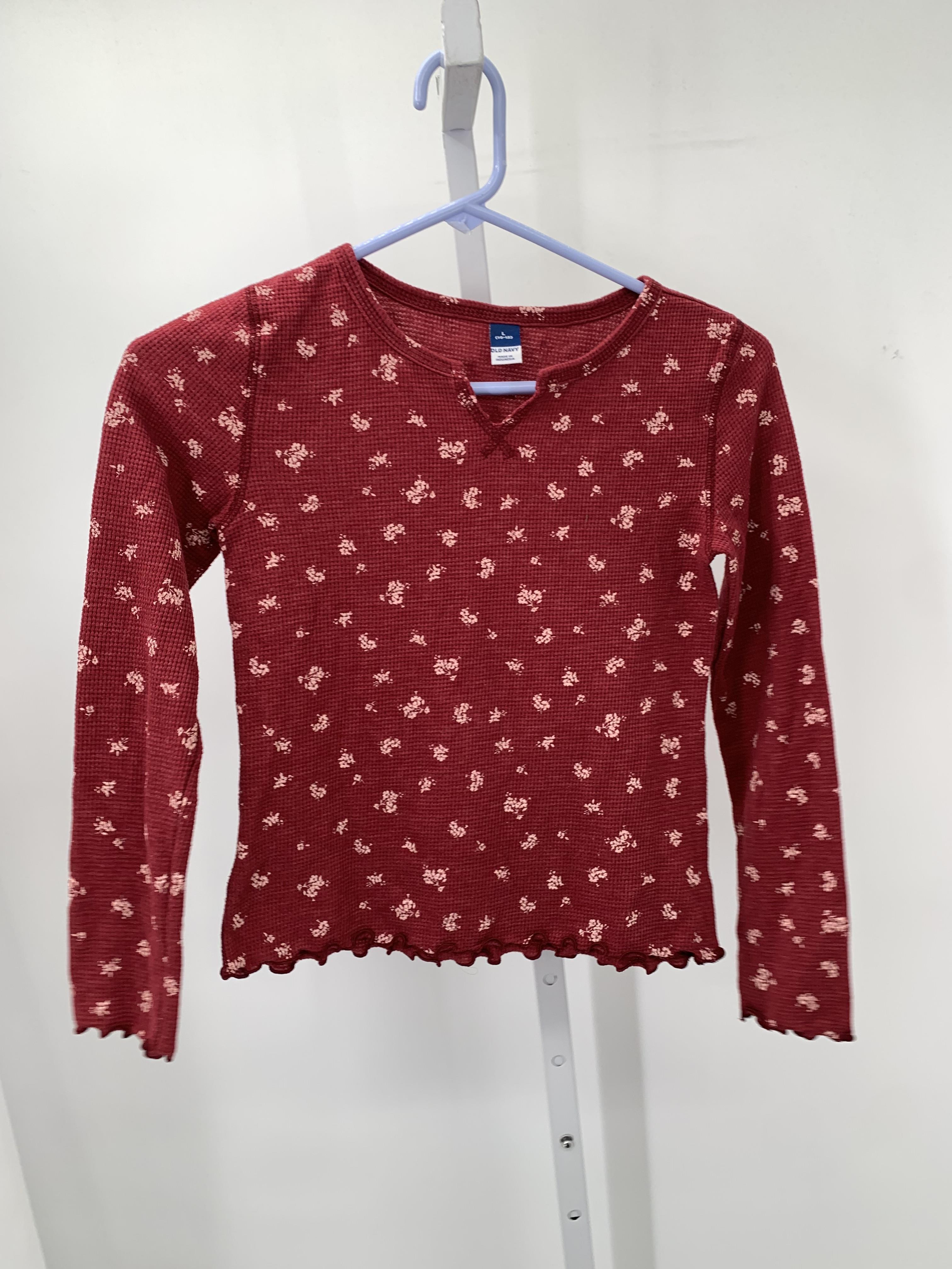 Old Navy Size 10-12 Girls Long Sleeve Shirt