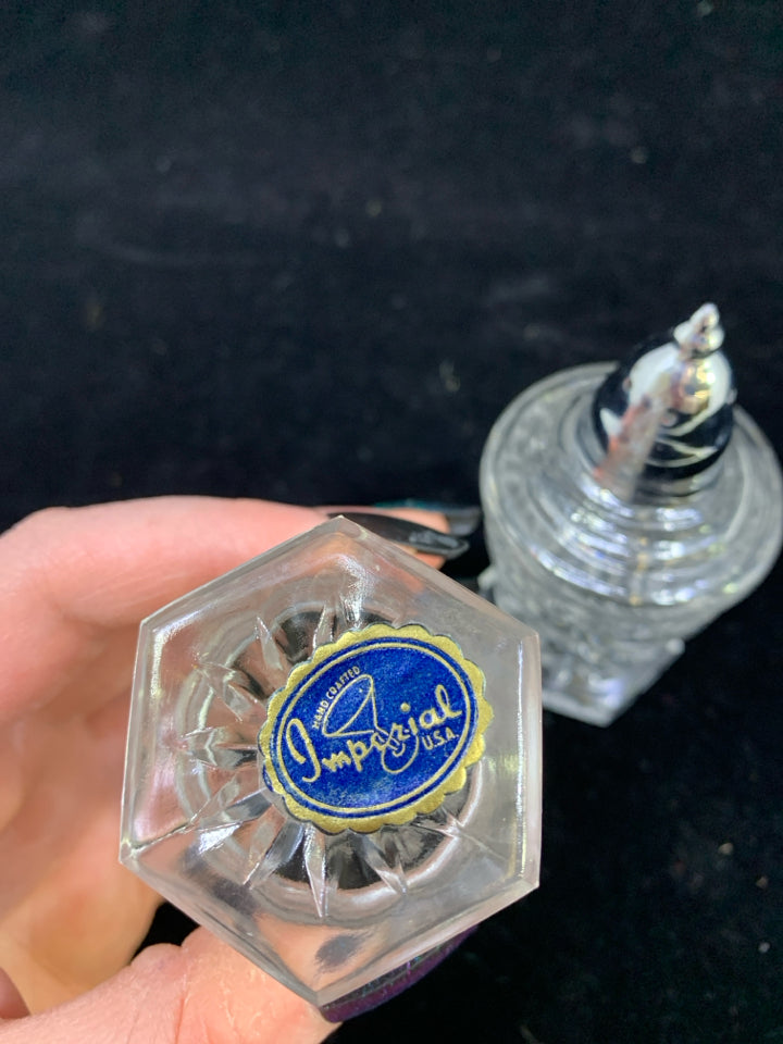 VTG IMPERIAL SALT & PEPPER SHAKERS.
