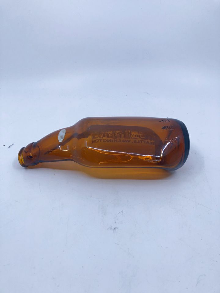 BROWN SMASHED BOTTLE.