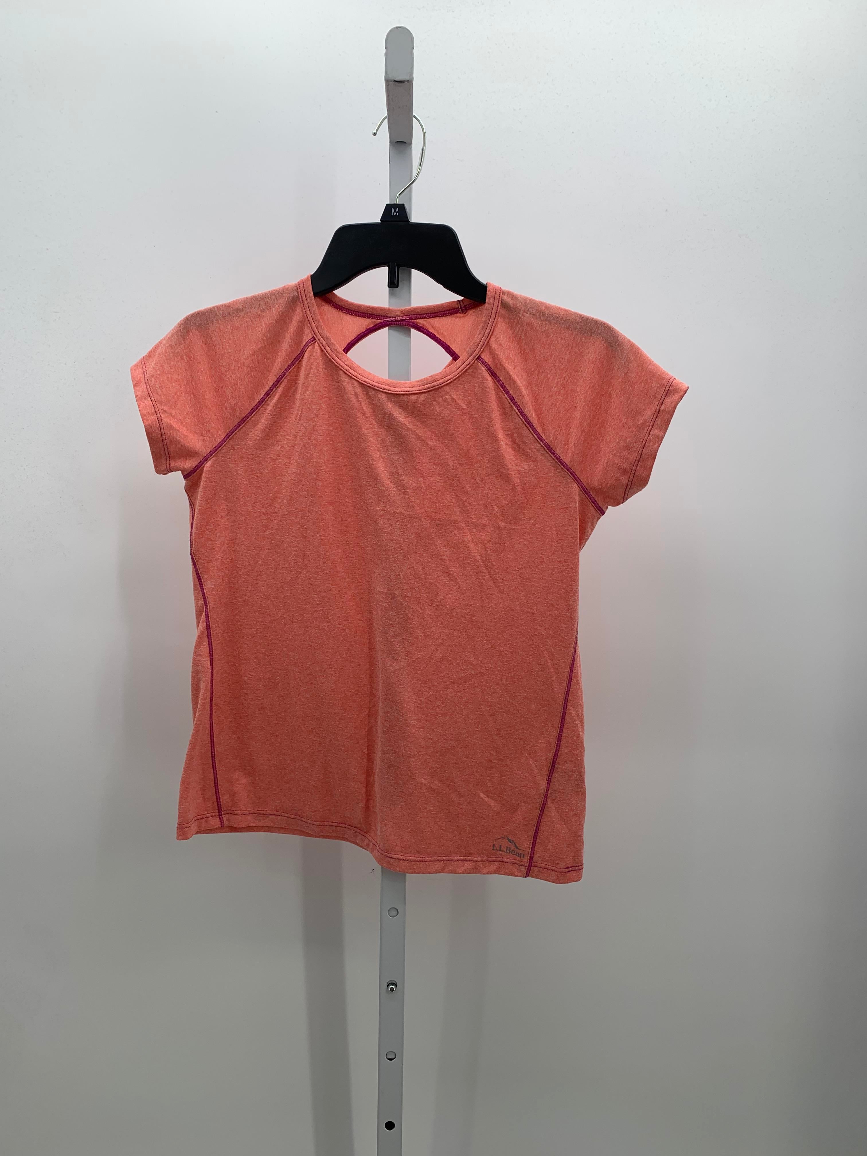 LL Bean Size 14-16 Girls Short Sleeve Shirt
