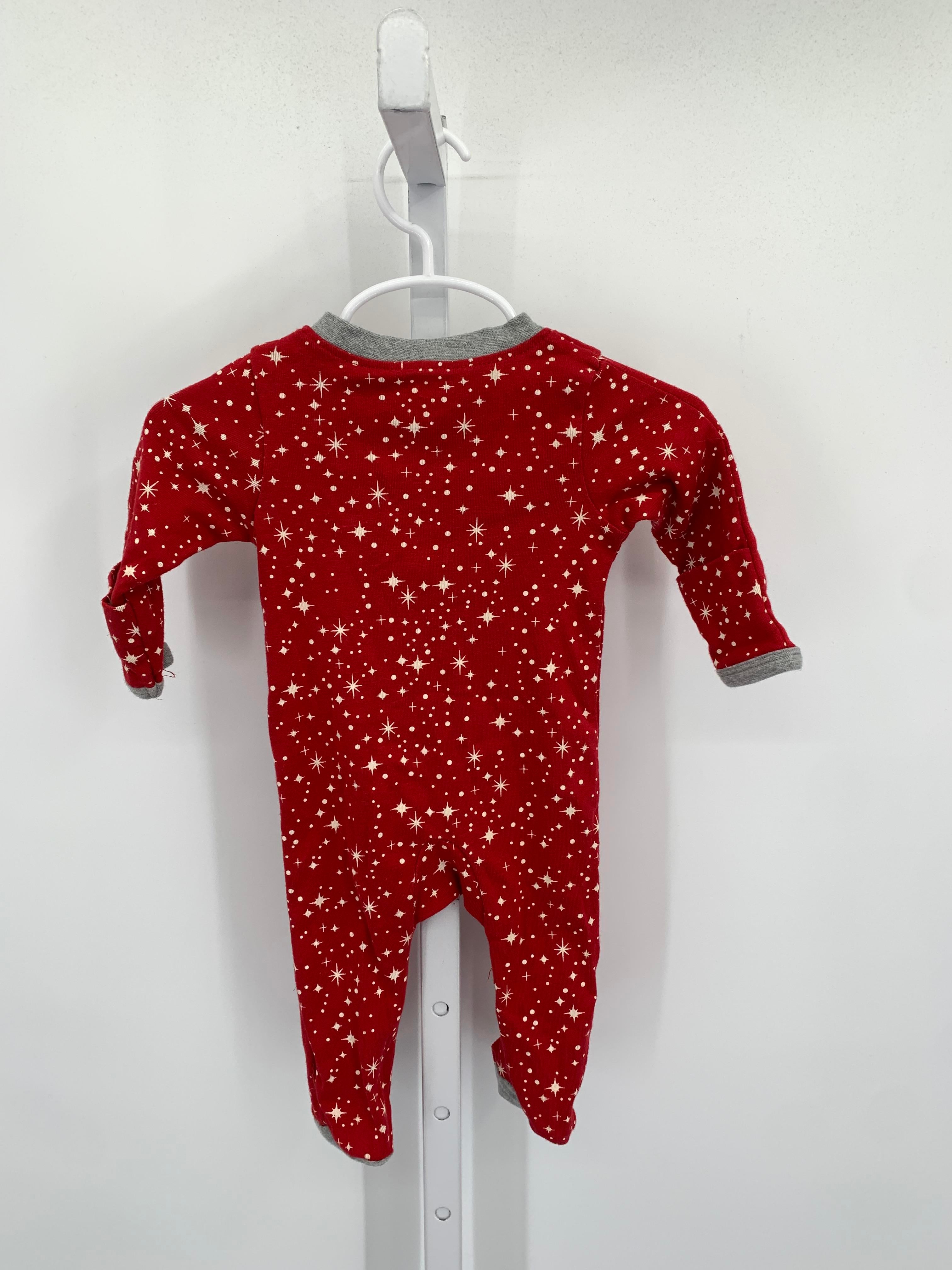 Size 0-3 months Girls Long Slv. Romper