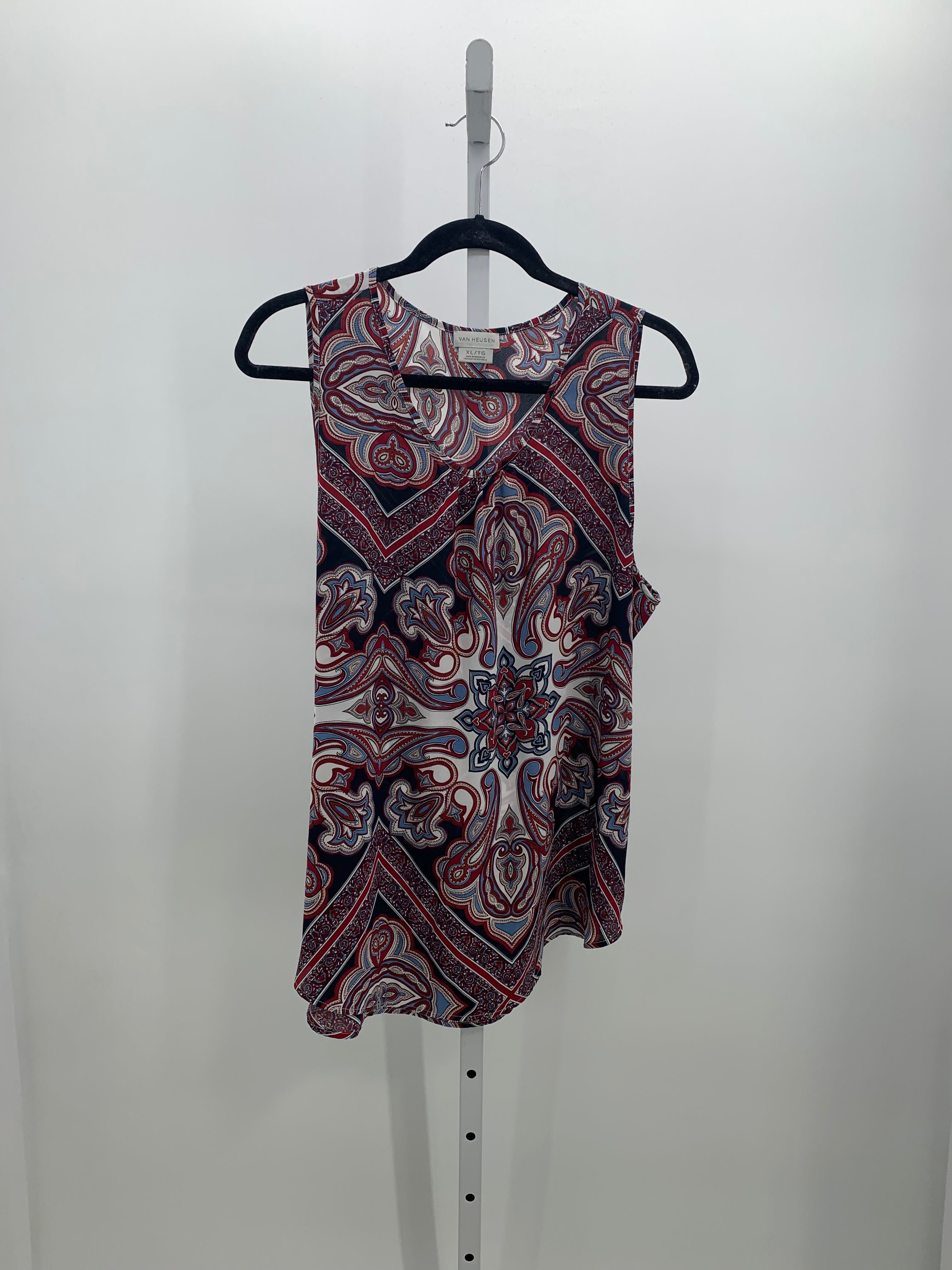 Van Heusen Size Extra Large Misses Sleeveless Shirt