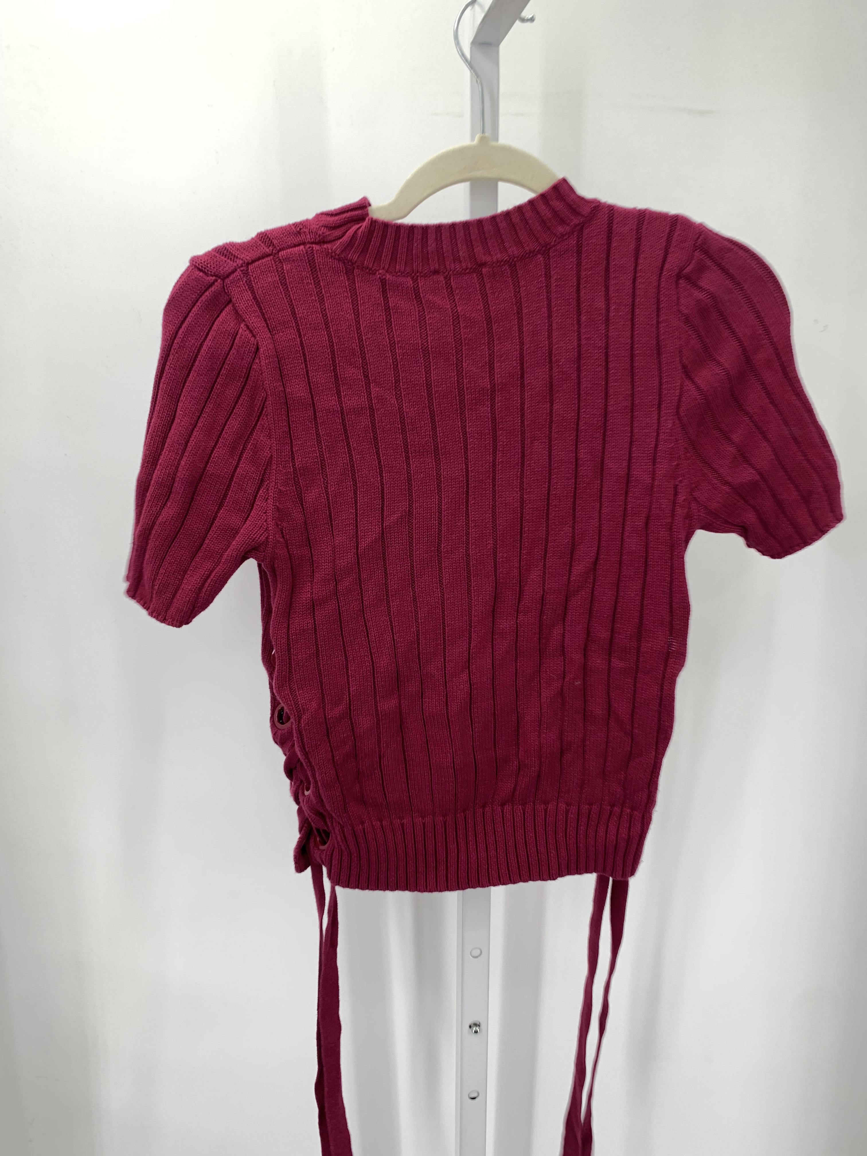 Express Size Medium Misses Short Slv Sweater