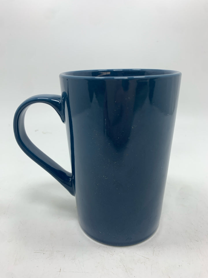 NAVY BLUE STARBUCKS MUG.