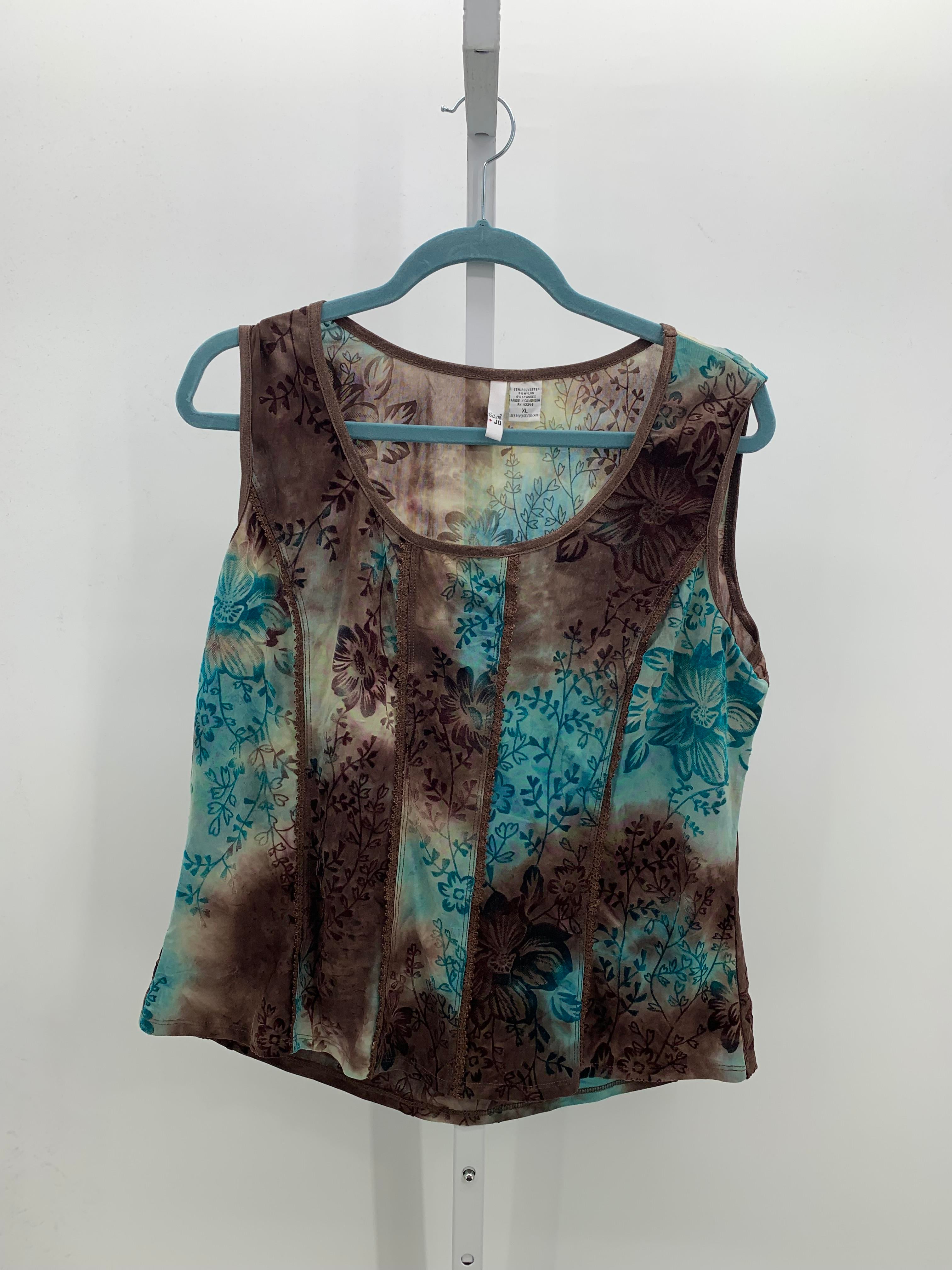Size Extra Large Misses Sleeveless Shirt