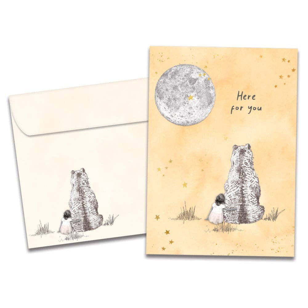 Comforting Bear, Support & Encouragement Card