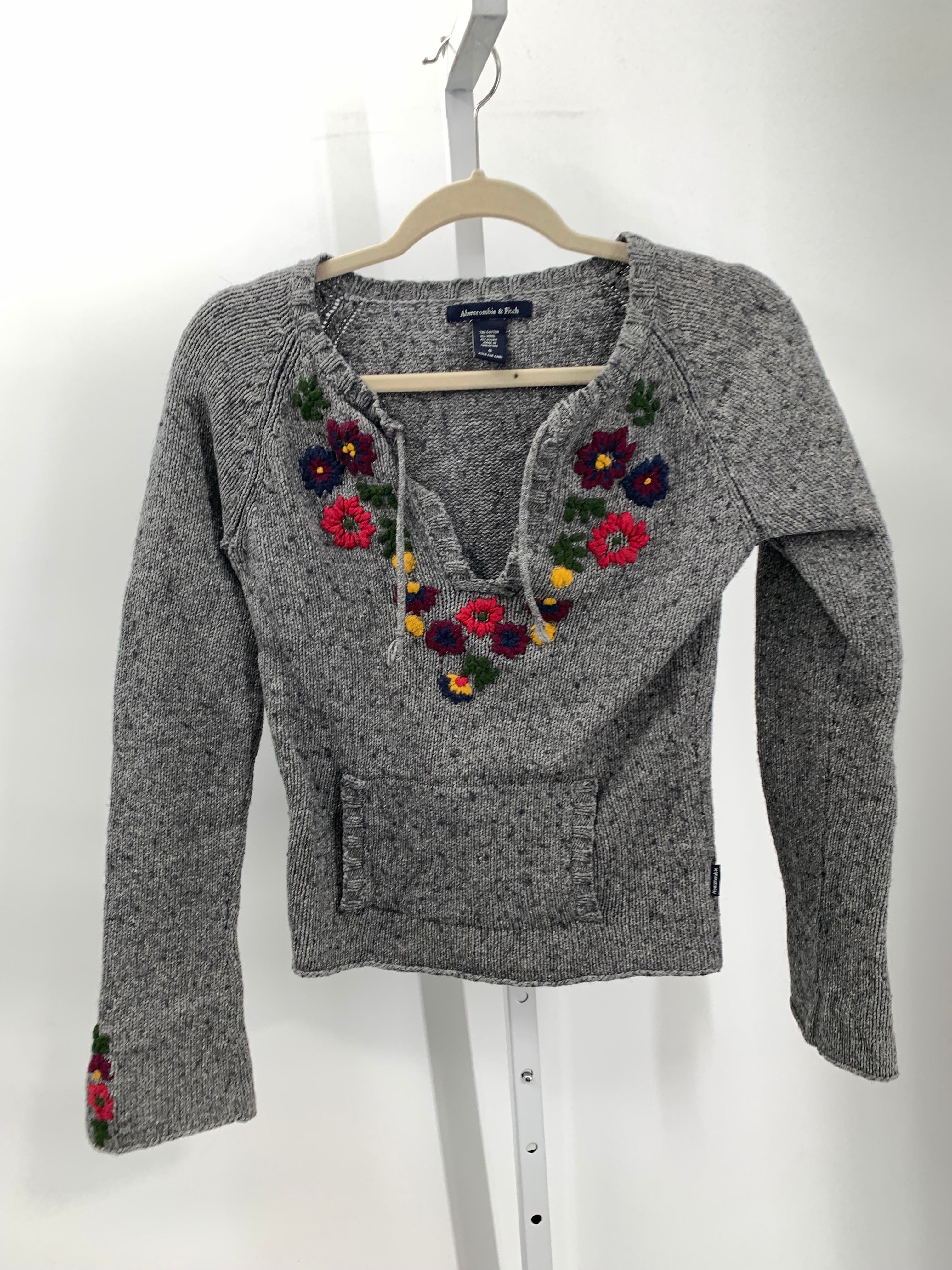 Abercrombie Size Small Juniors Long Sleeve Sweater