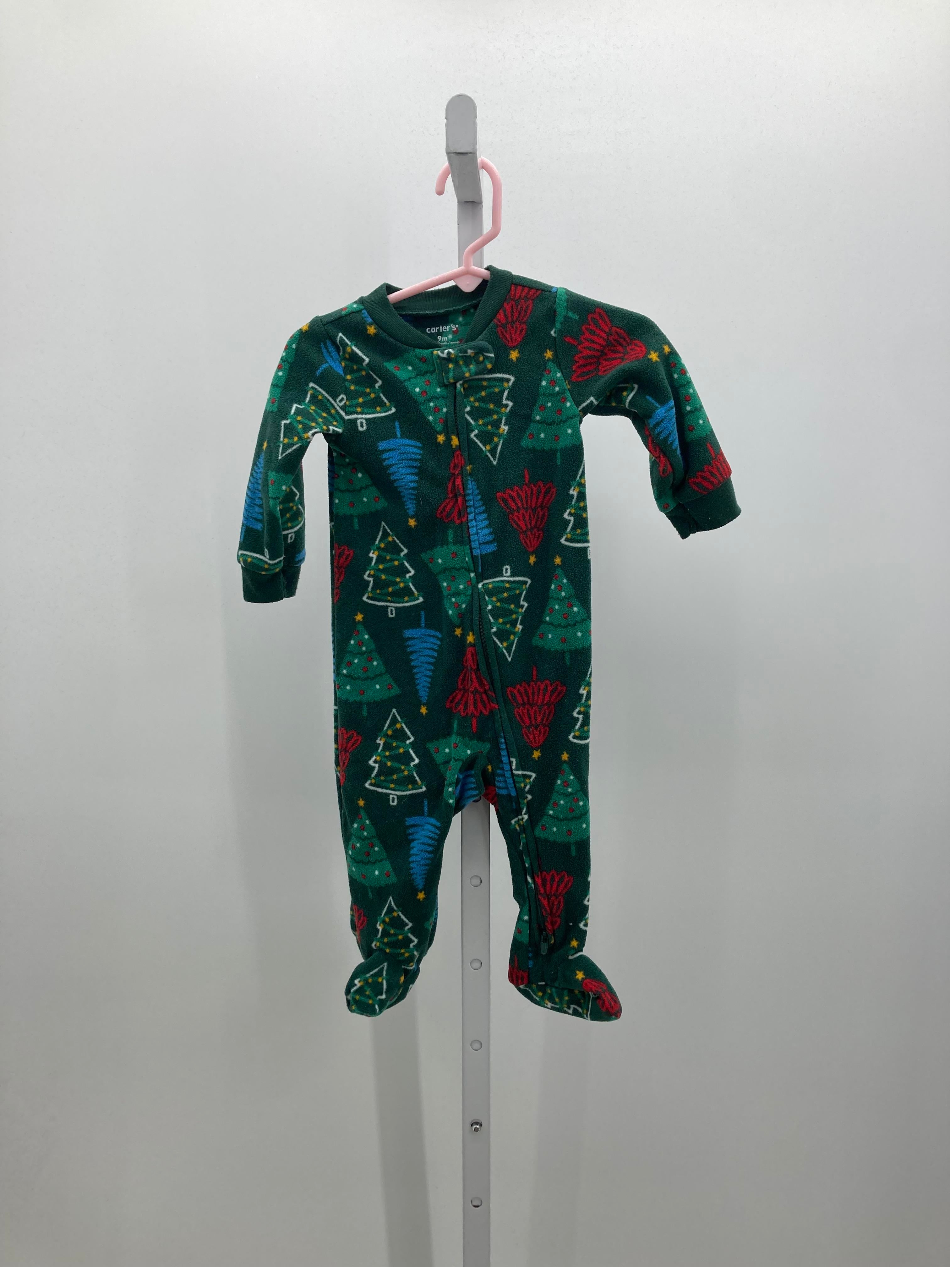 FLEECE ROMPER XMAS TREES