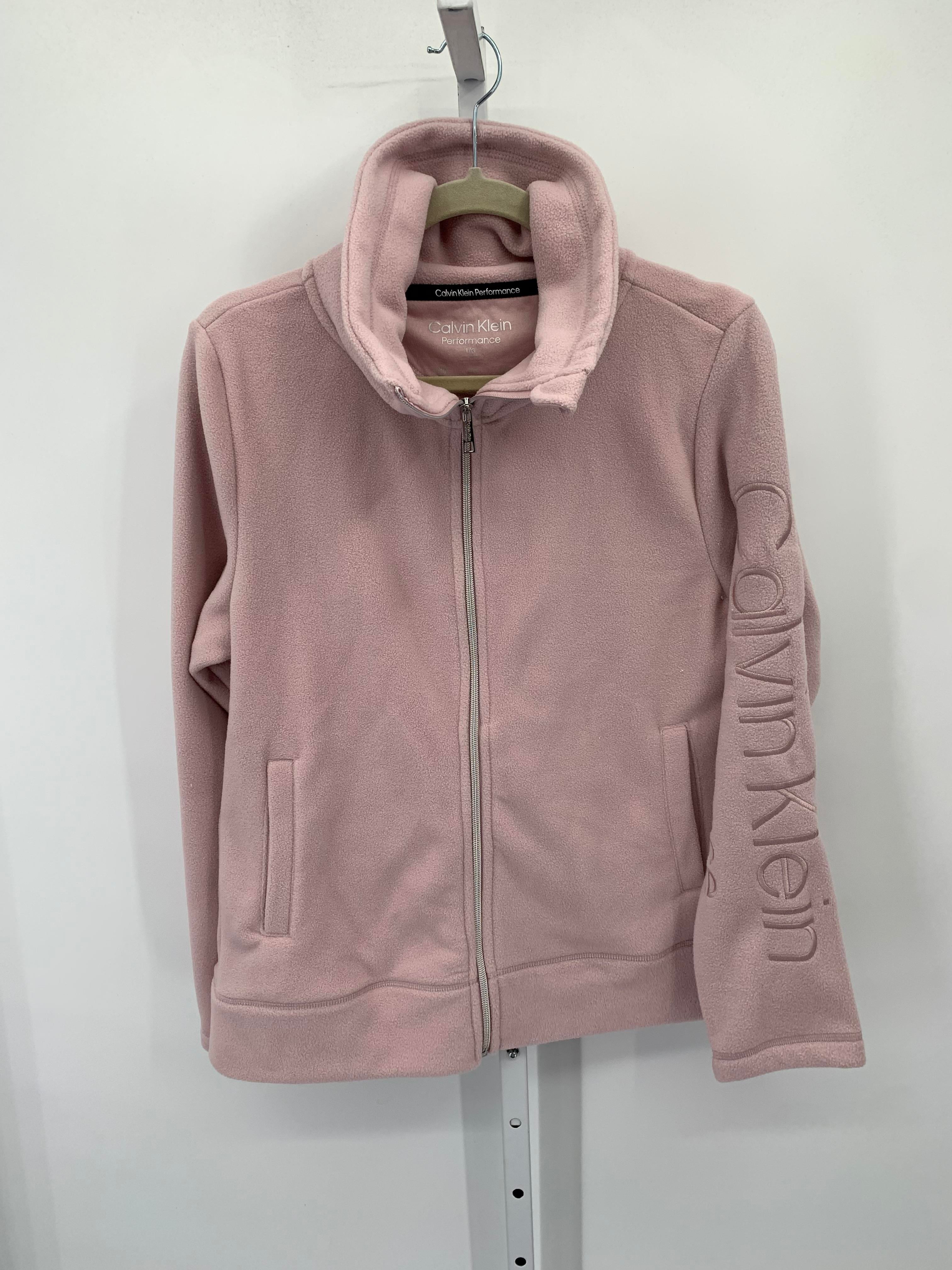 Calvin Klein Size Large Misses Fleece Jacket