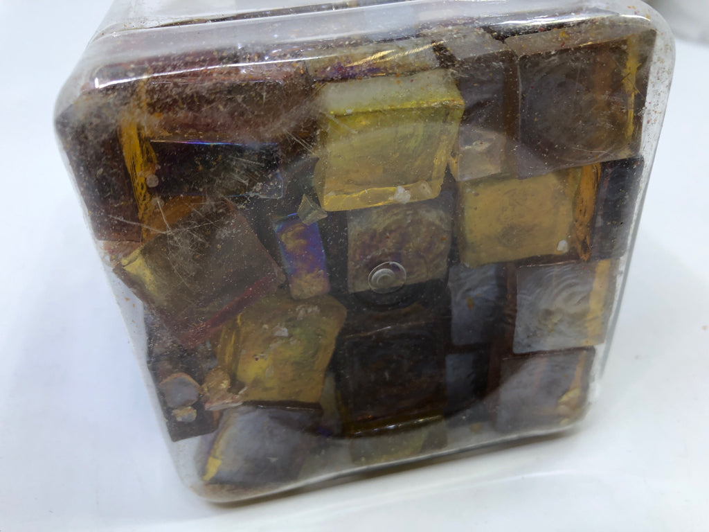 NIB MOSAIC GLASS TILES.