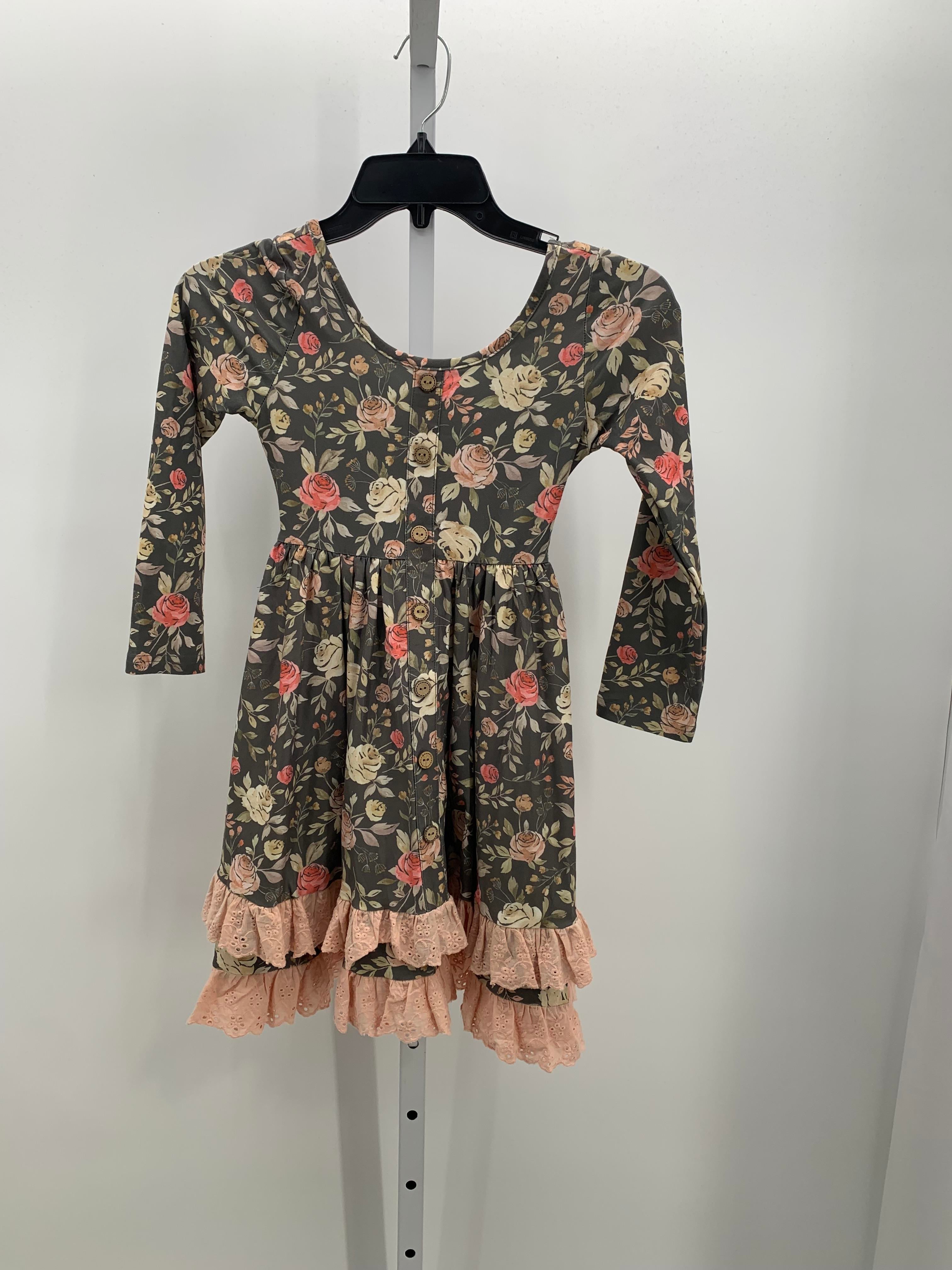 Size 7 Girls Long Sleeve Dress