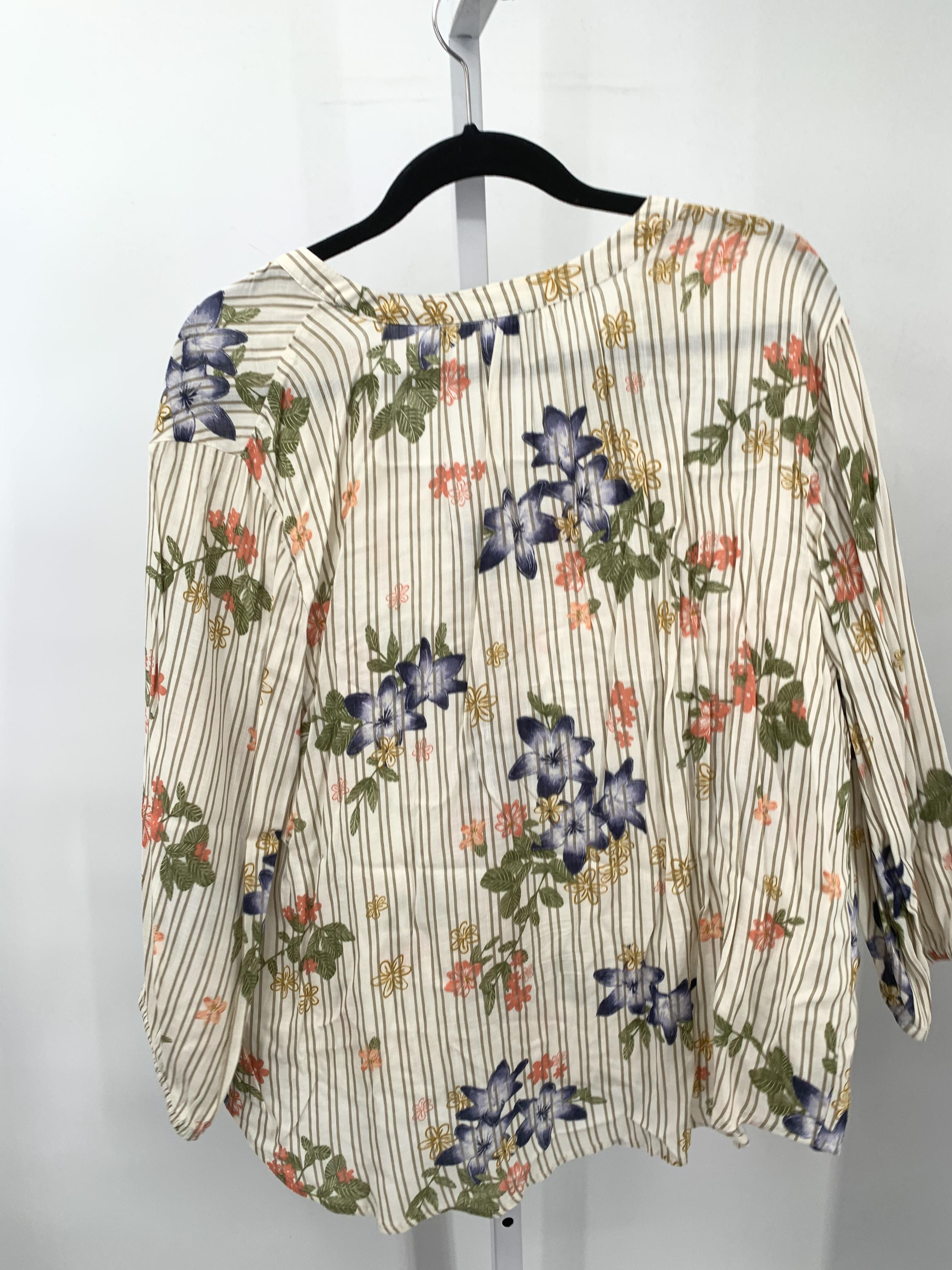 Sonoma Size Extra Large Misses Long Sleeve Shirt