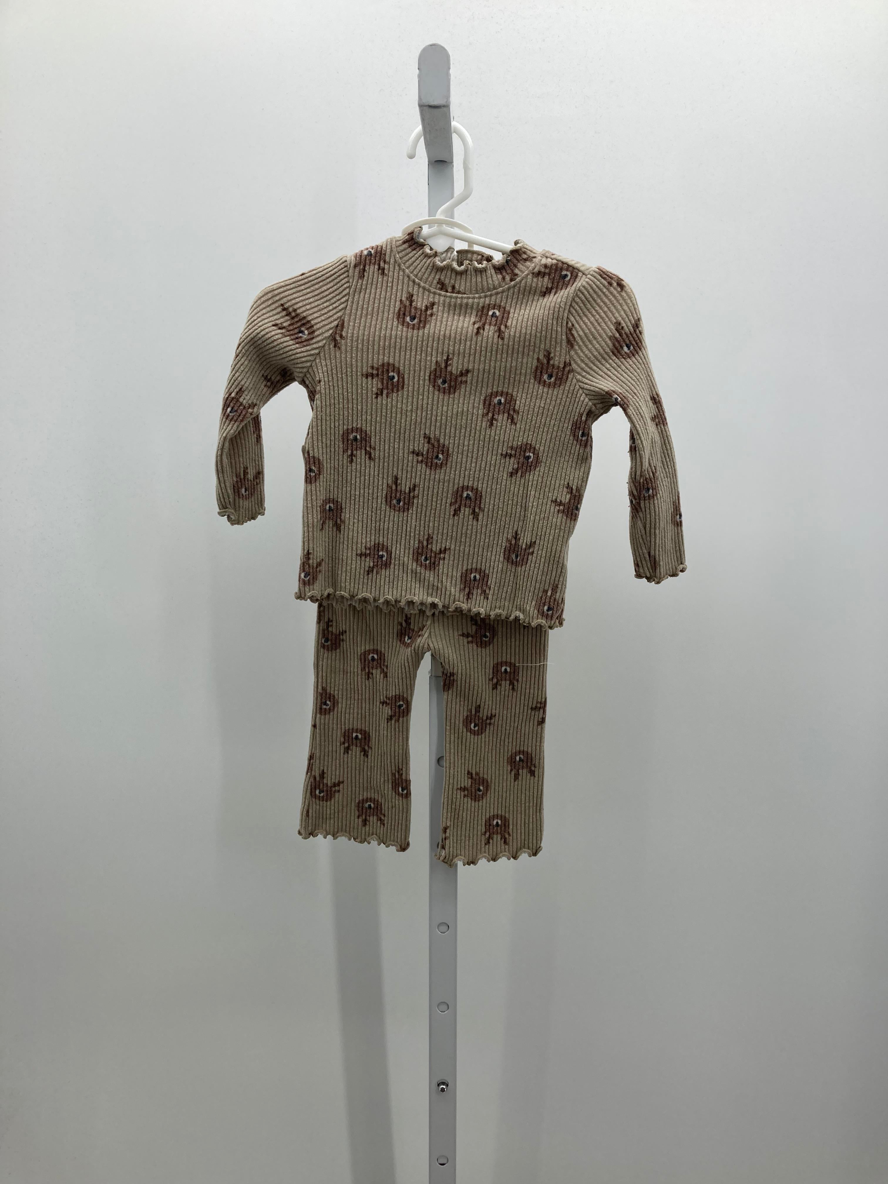 RIBBED REINDEER SHIRT AND PANTS