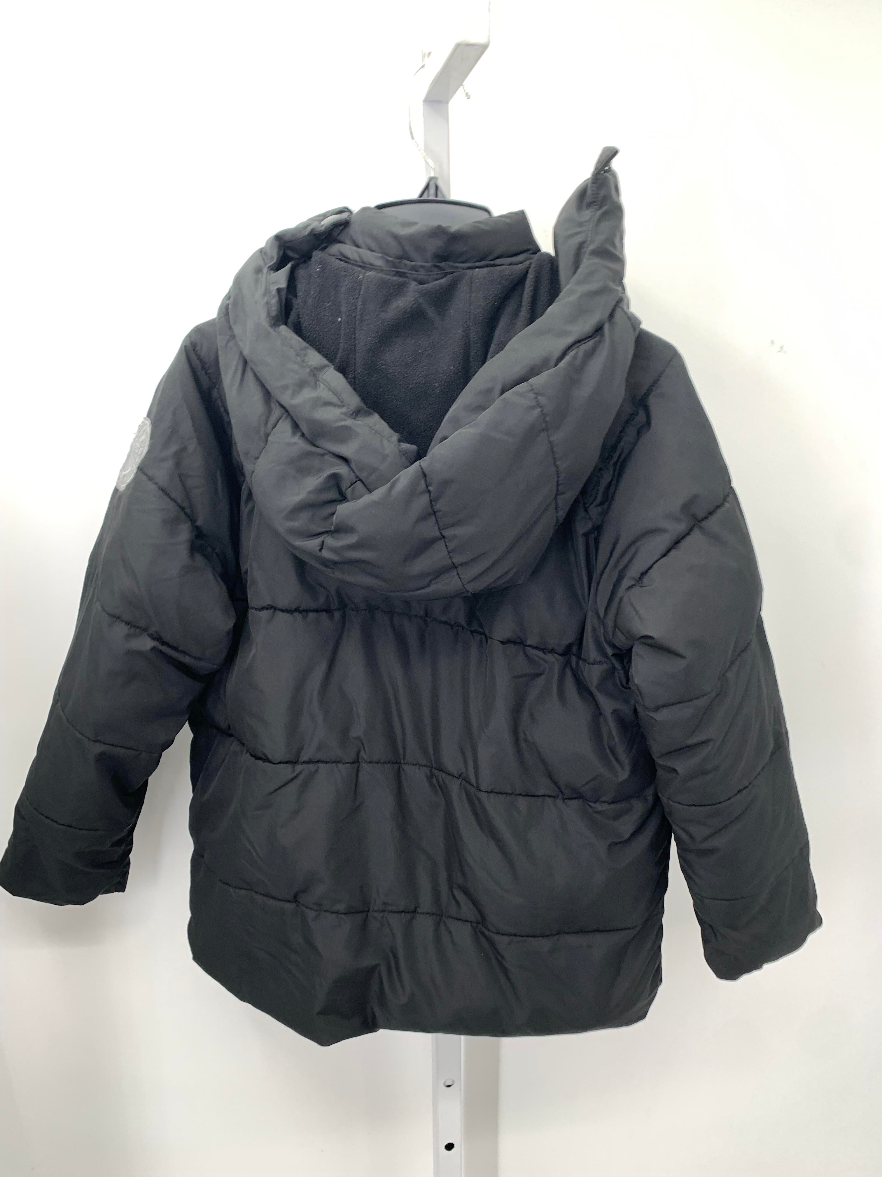 HOODED ZIP UP PUFF JACKET.