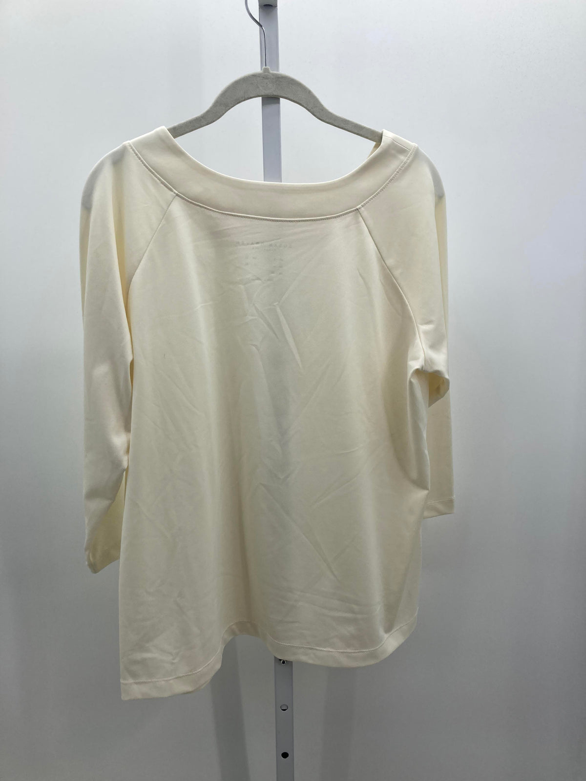 Susan Graver Size Large Misses 3/4 Sleeve Shirt