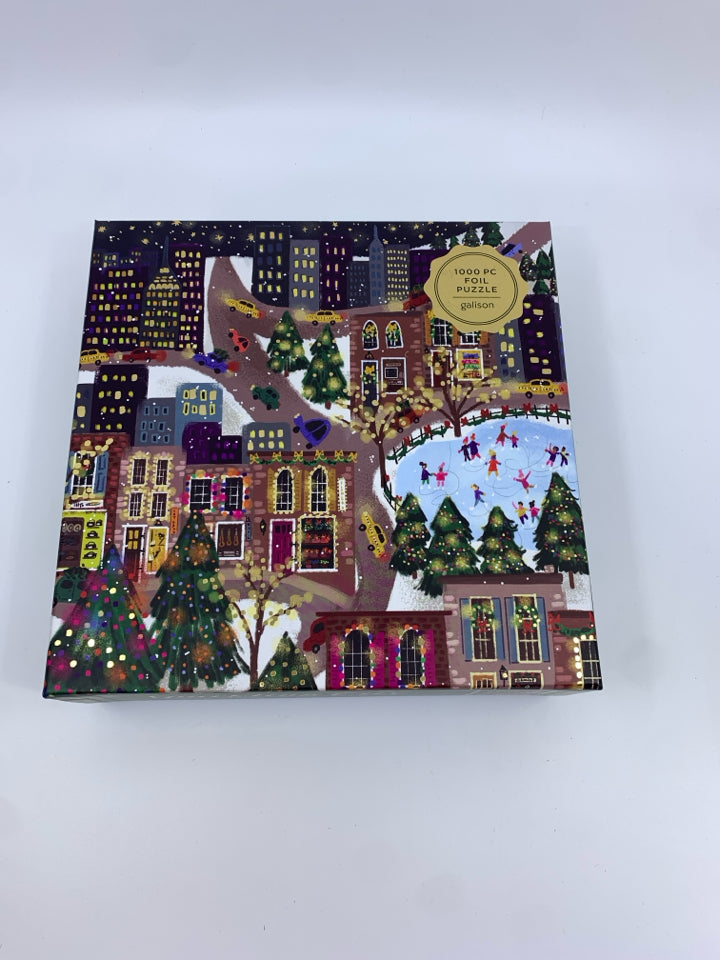 NEW SPARKLING CITY 1000pc FOIL PUZZLE