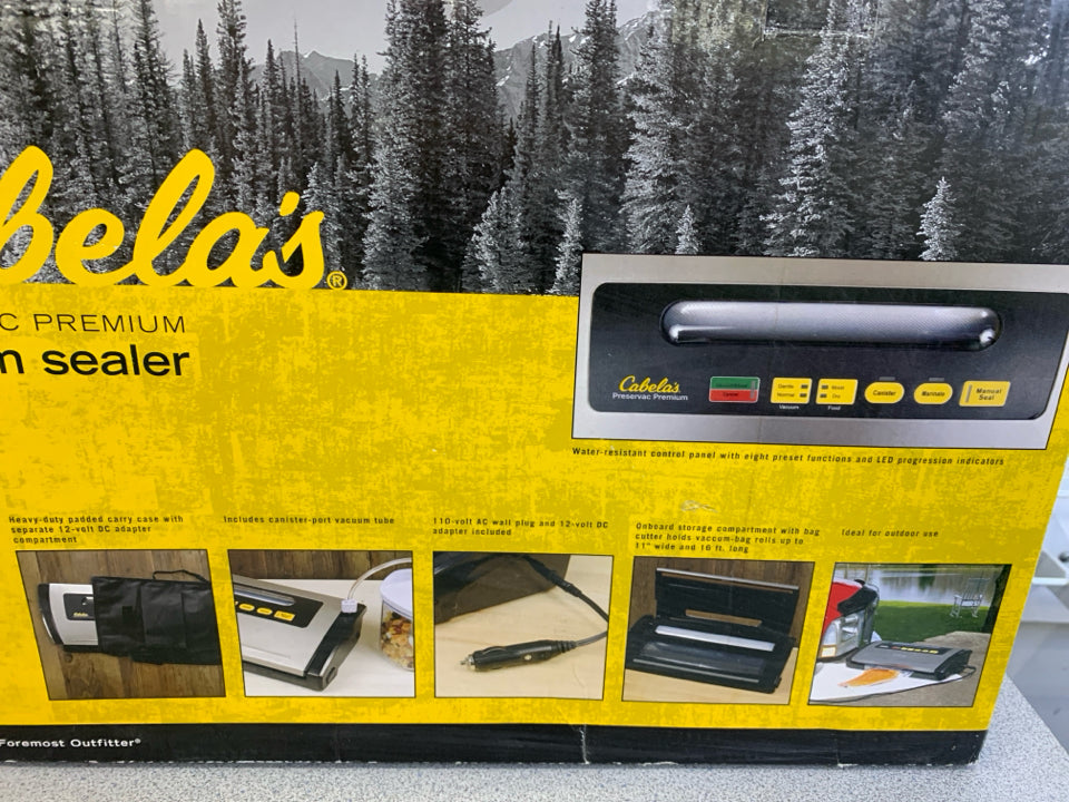 NIB CABELA'S VACUUM SEALER.