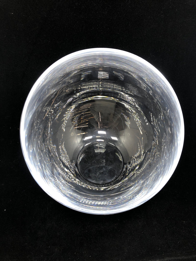 GLASS TERRARIUM BOWL VASE.