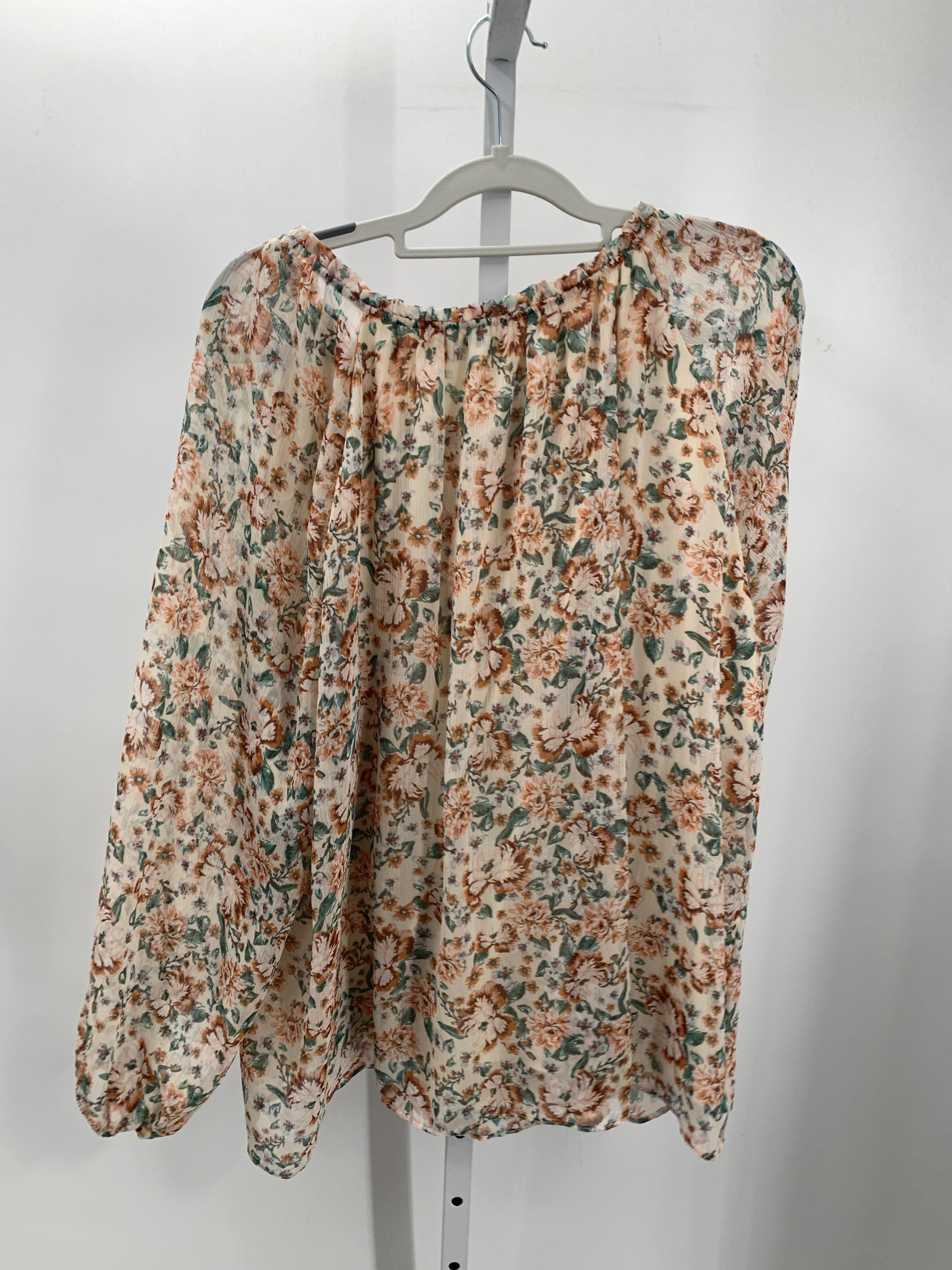 Lauren Conrad Size 2X Womens Long Sleeve Shirt